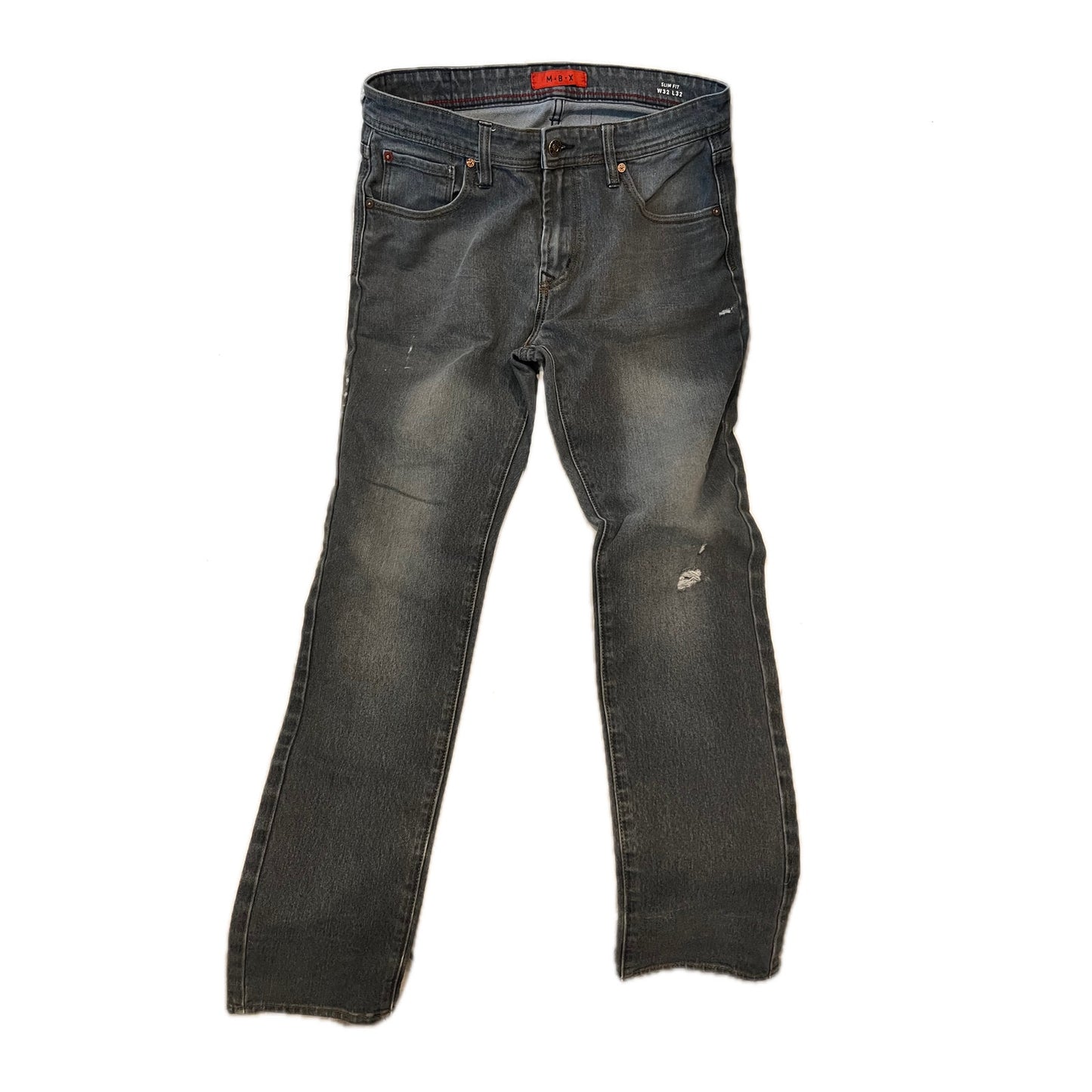 MBX Denim Jeans pitillo para hombre 32x32
