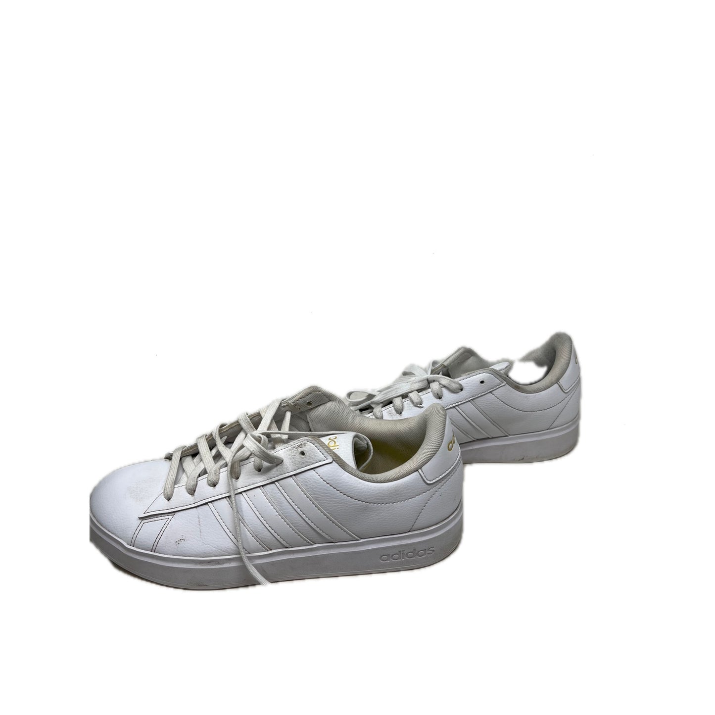 adidas Grand Court 2.0 Cloud White Gold Metallic Womens 11