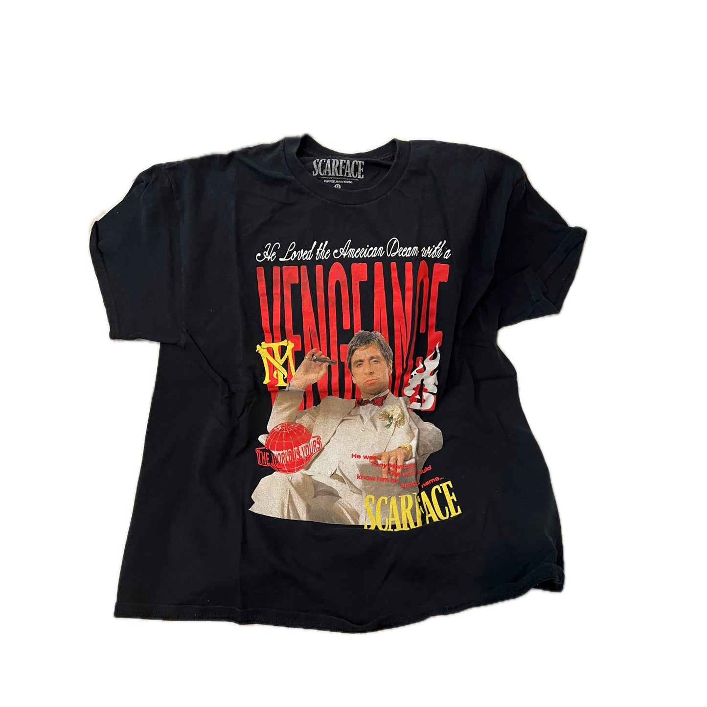 Scarface Vengeance  Ripple Junction Black T-Shirt Mens XL
