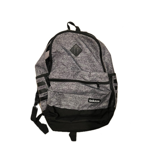 Adidas Classic Three Stripes Gray Black Backpack