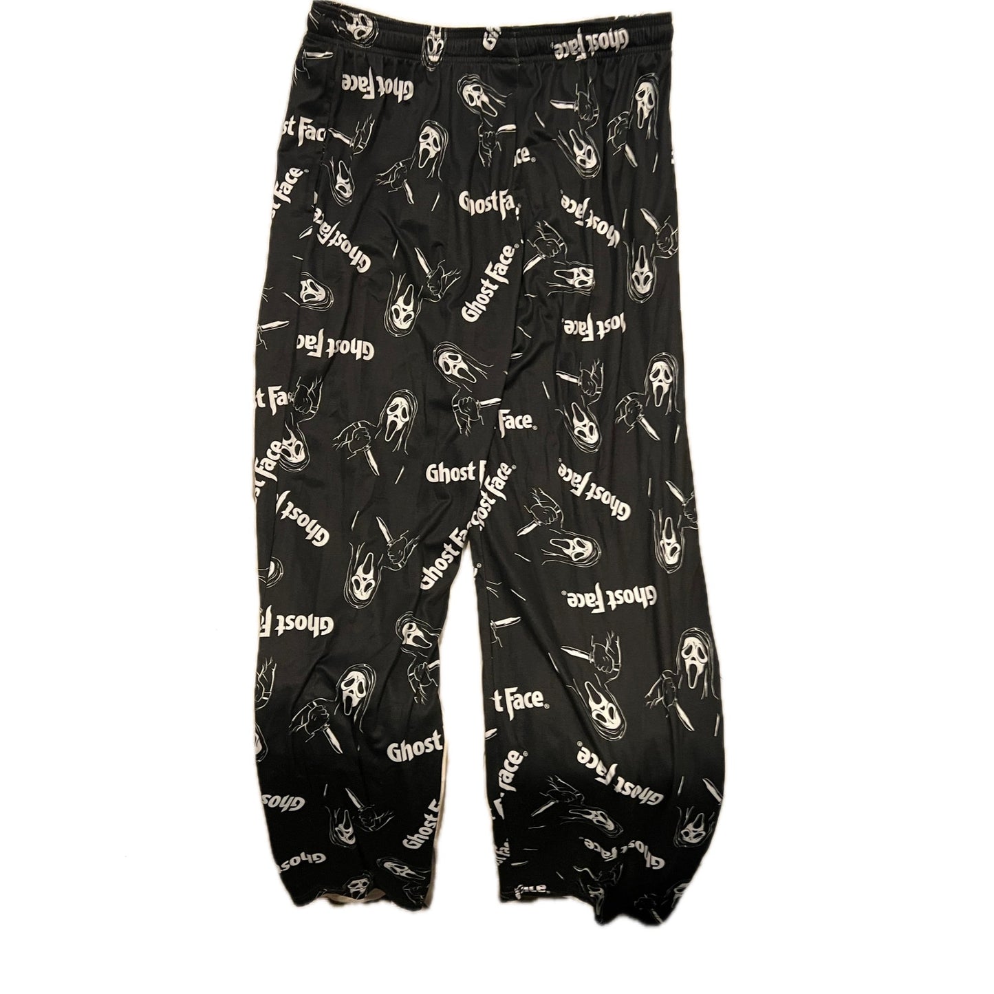 Ghostface Black Sleepwear Pants Mens Large