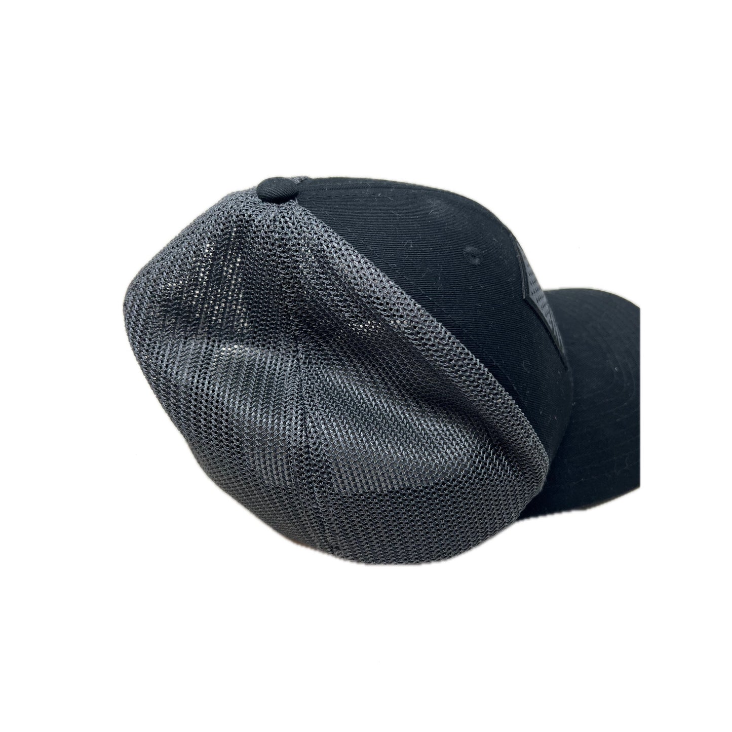 Columbia PFG USA Flag w Fish Black Baseball Cap Small/Medium