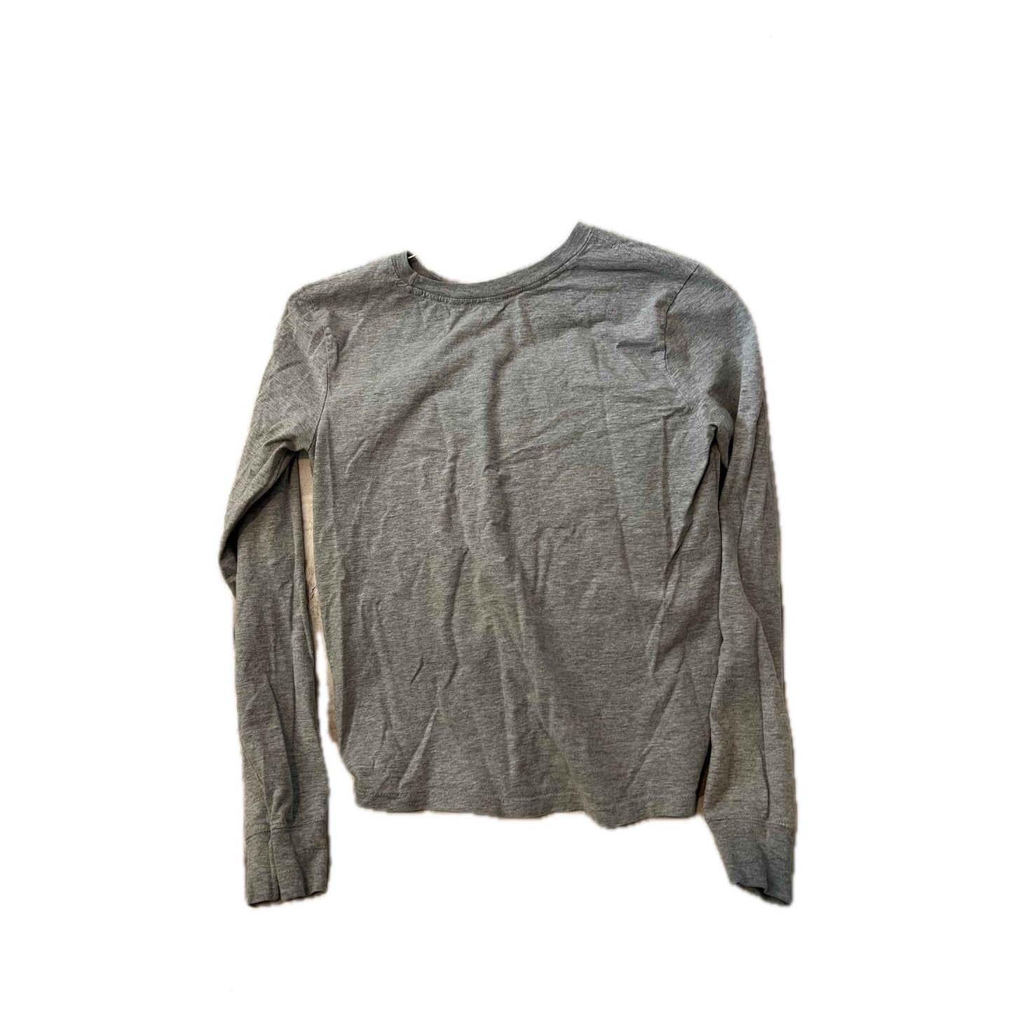 Haut à manches longues gris Champion pour homme, taille S
