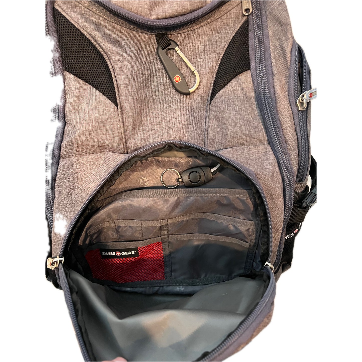 Sac à dos pour ordinateur portable Swiss Gear 5977 ScanSmart Noir Beige
