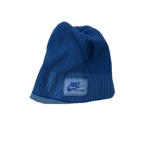 Nike Pro Max Blue Acrylic Beanie One Size Fits All