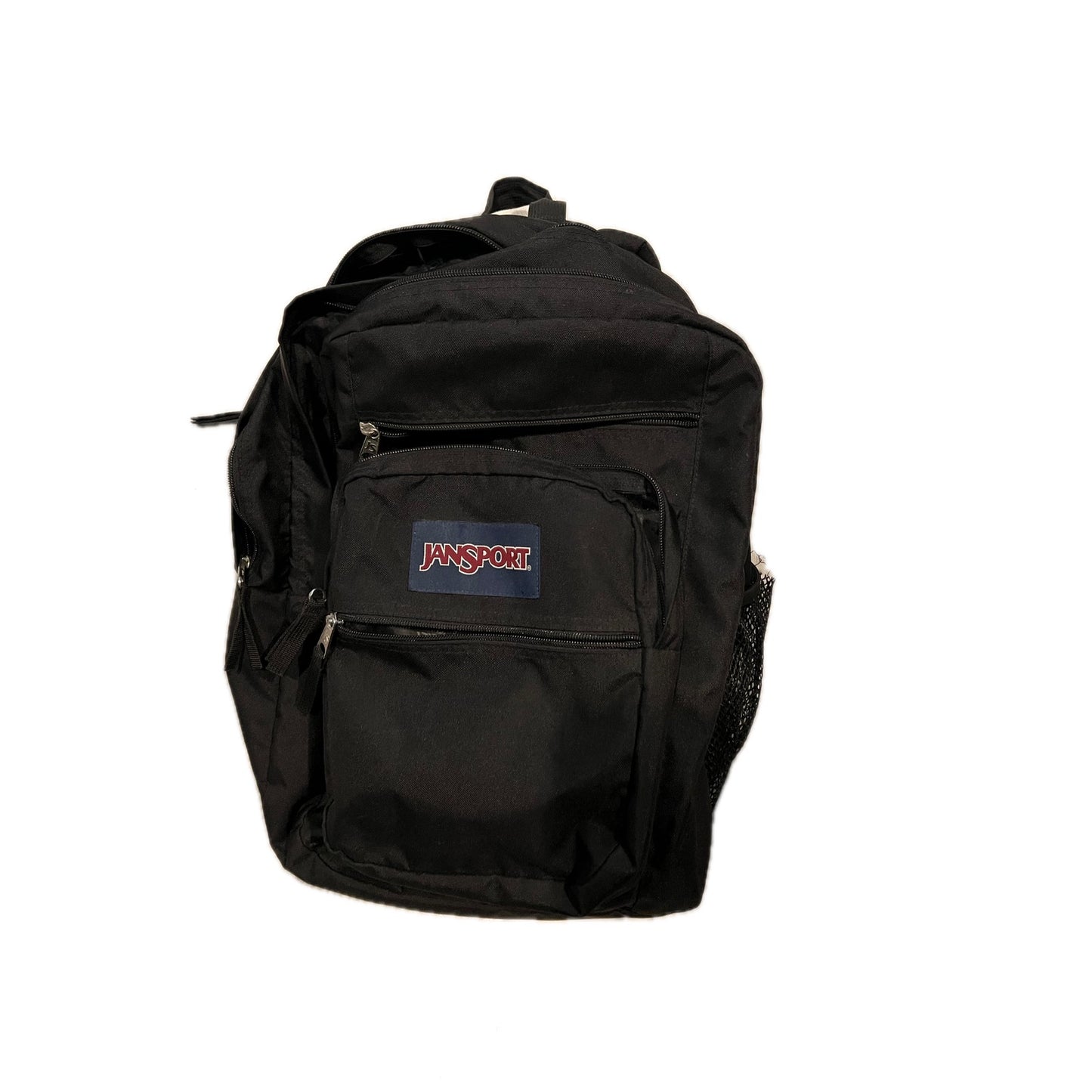 JanSport Big Student 3 Section Black Backpack