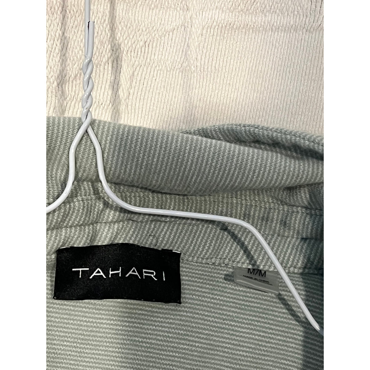 Tahari Green Golf Polo Shirt Mens Medium