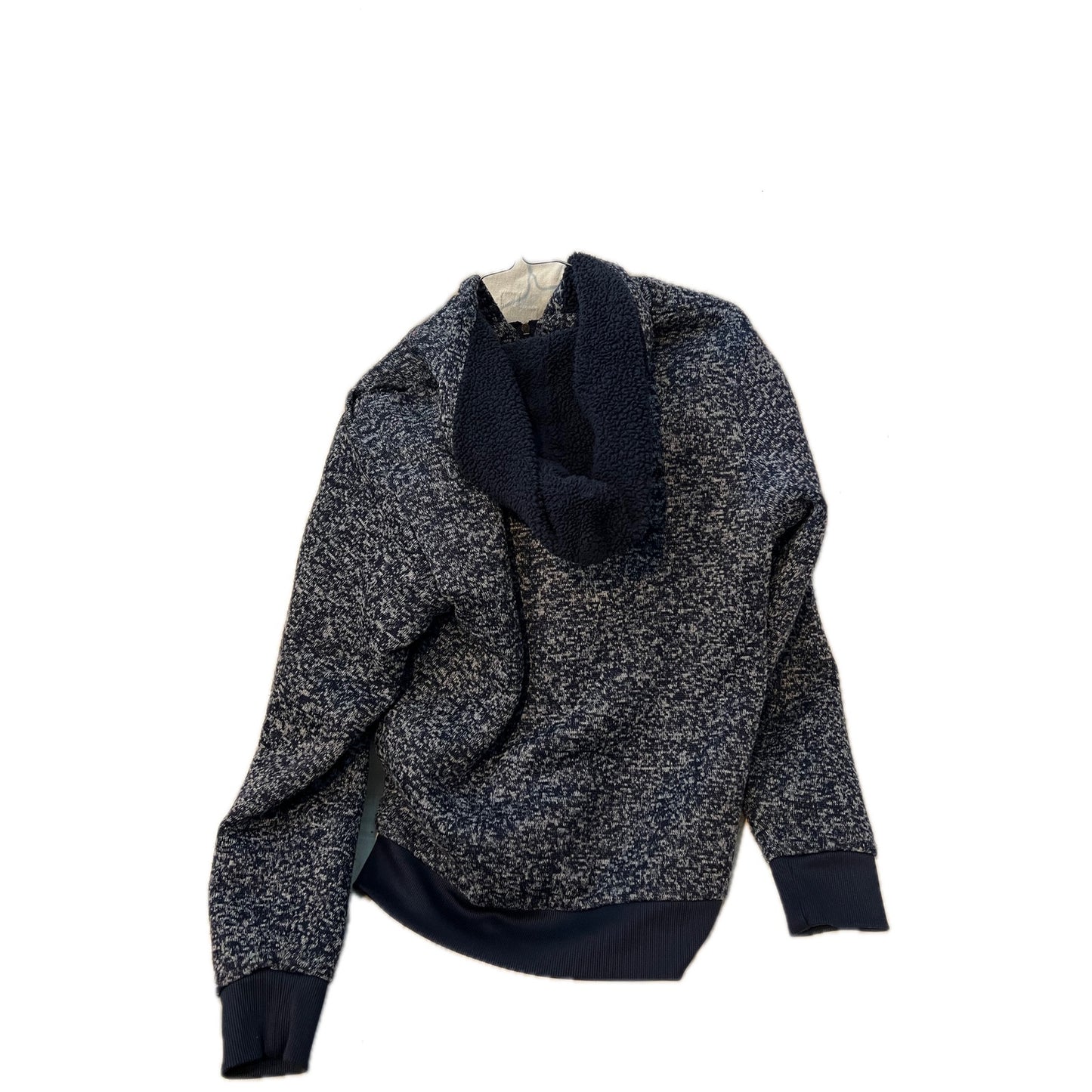 Sweat à capuche zippé intégral Open Trails gris et noir, taille M pour homme
