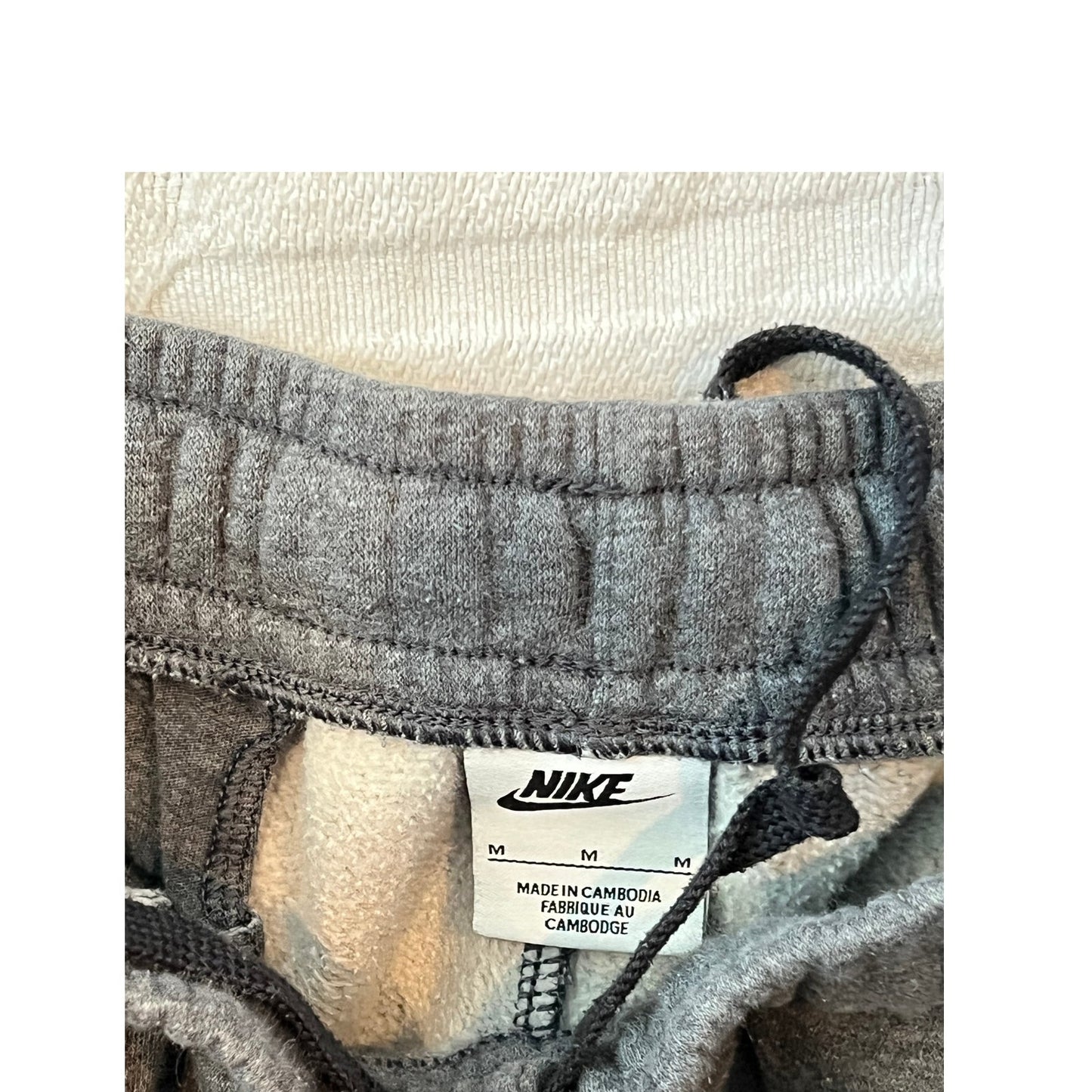 Nike Gray Cuffed Ankle Sweatpants Joggers Mens Med
