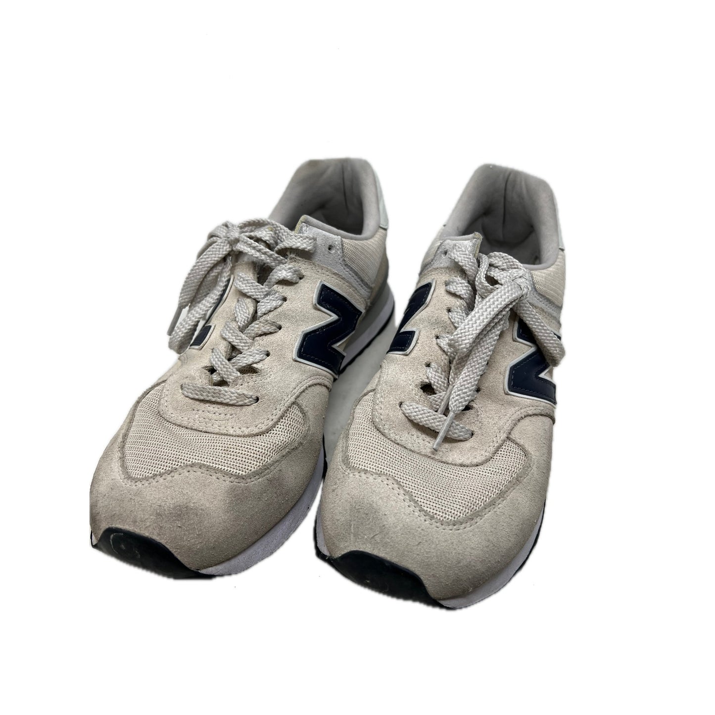 New Balance 574 Tan Navy Mens 10