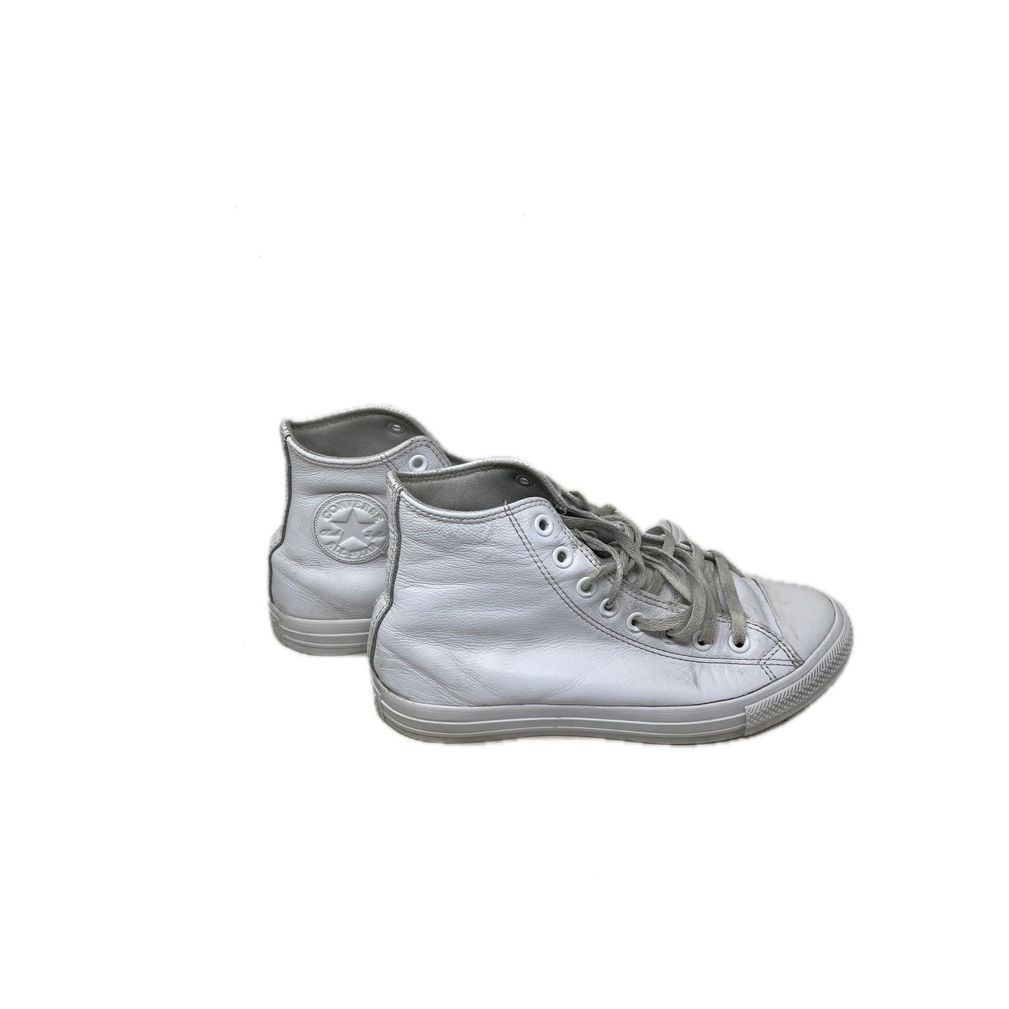 Converse All Star Leather High Tops Shoes Mens 7.5 Wo's 9.5