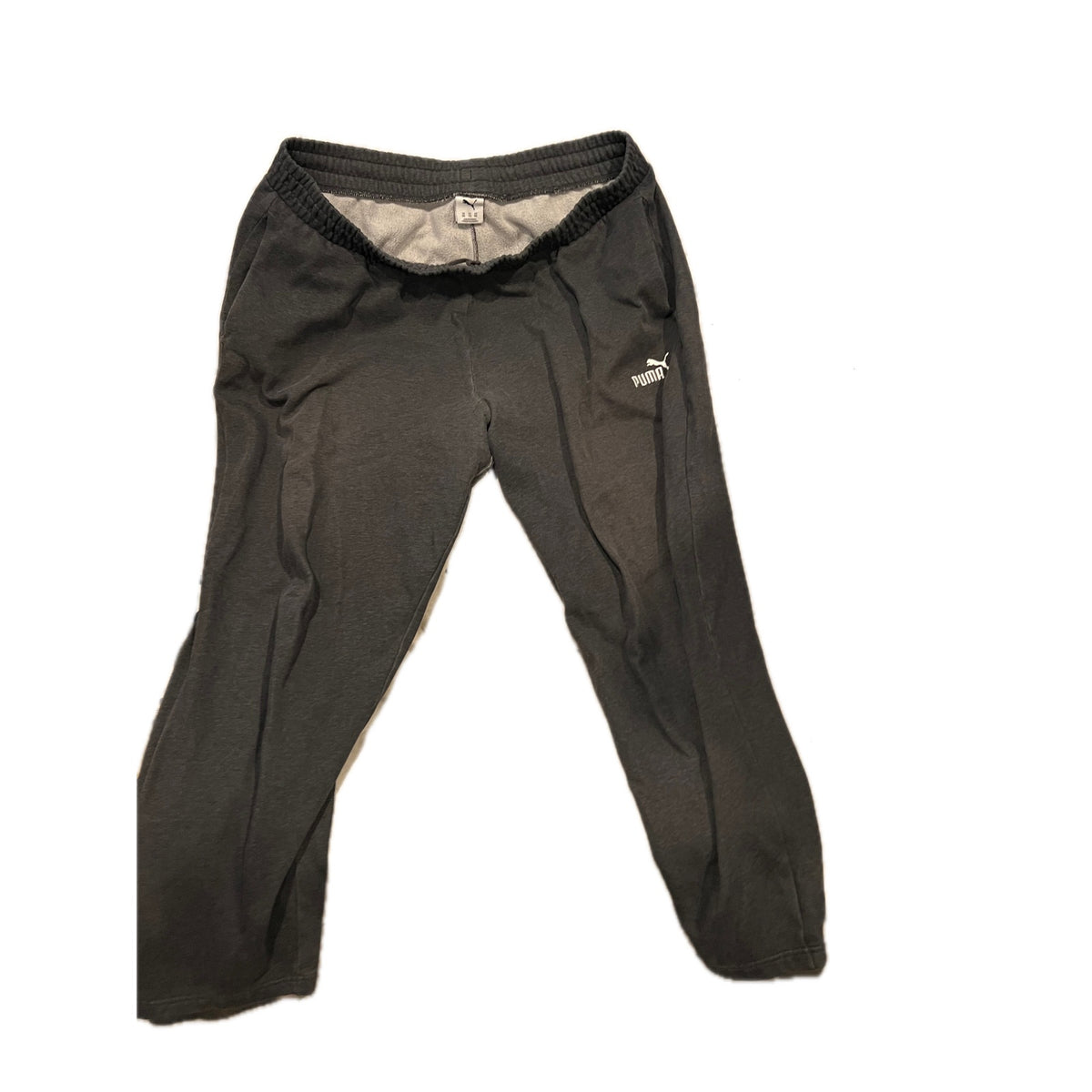 Puma Charcoal Gray Cuffed Ankle Sweatpants Mens XXL