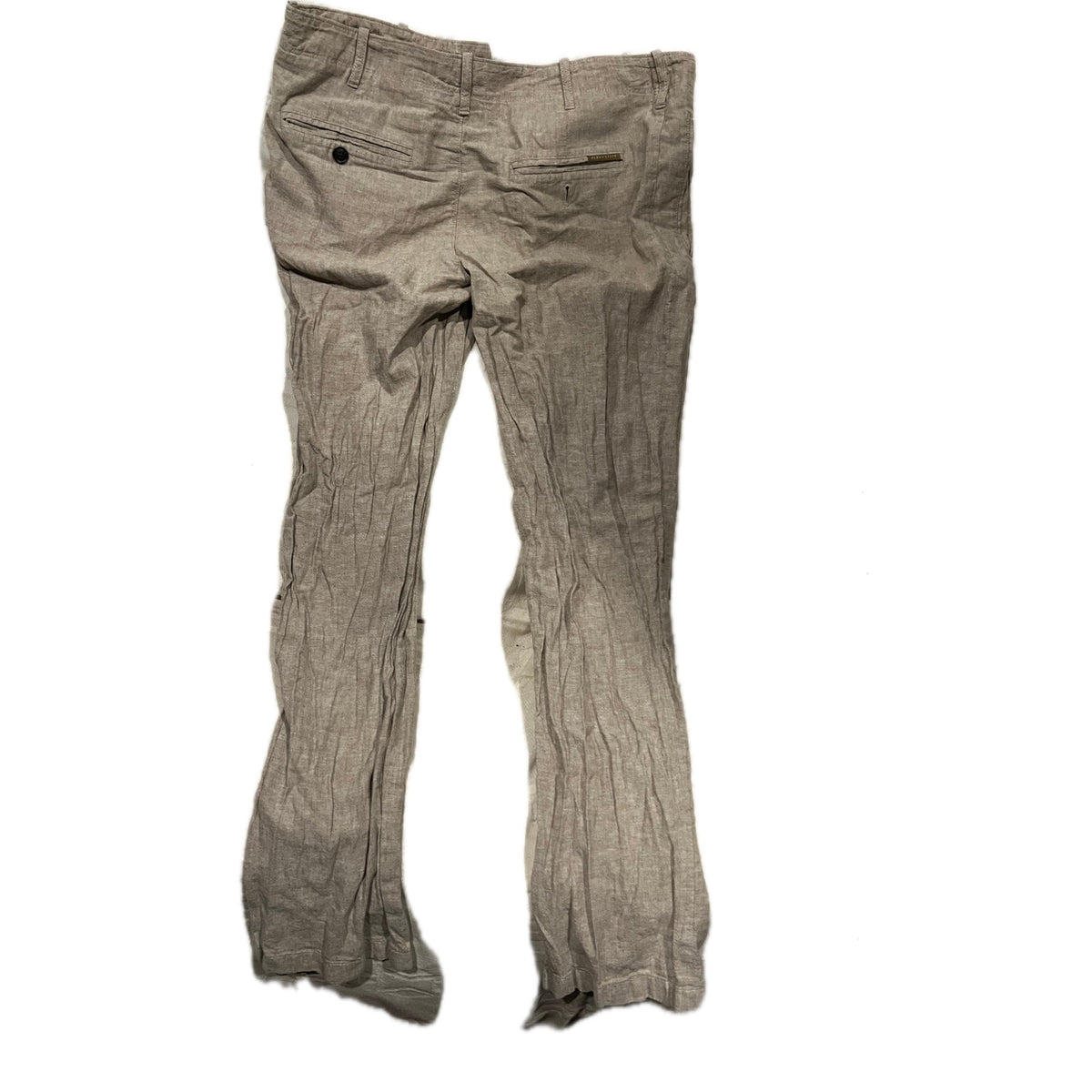 Perry Ellis Beige Paperbag Casual Pants Mens 31x31