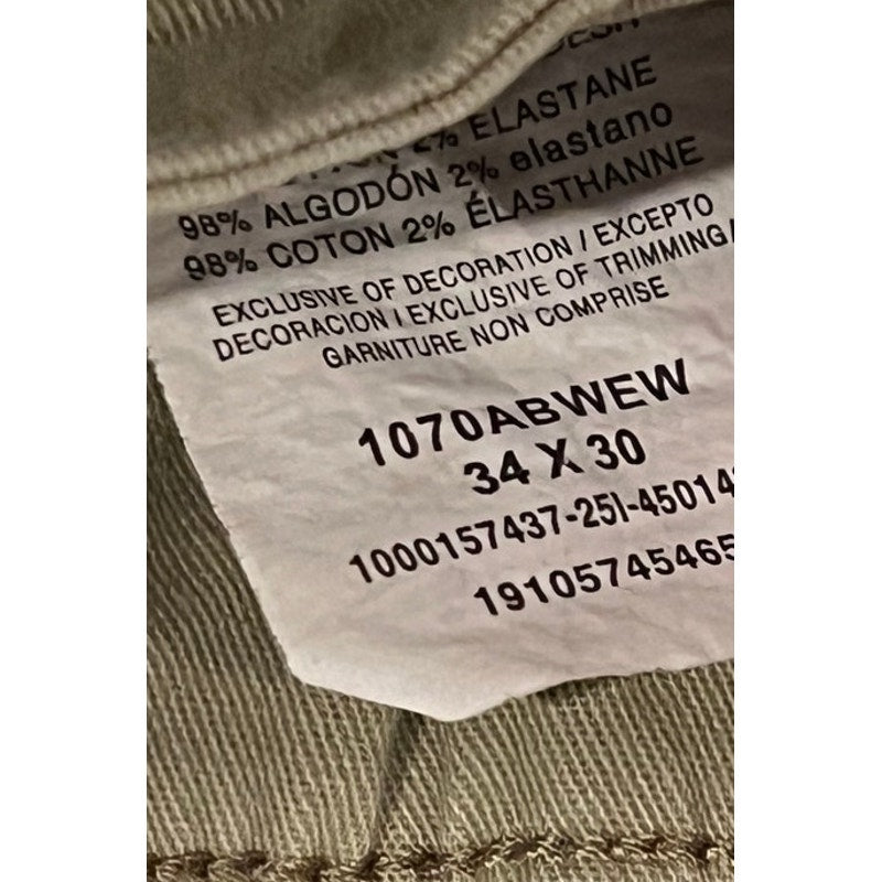 Wrangler Beige Relaxed Fit Cargo Pants Mens 34x30