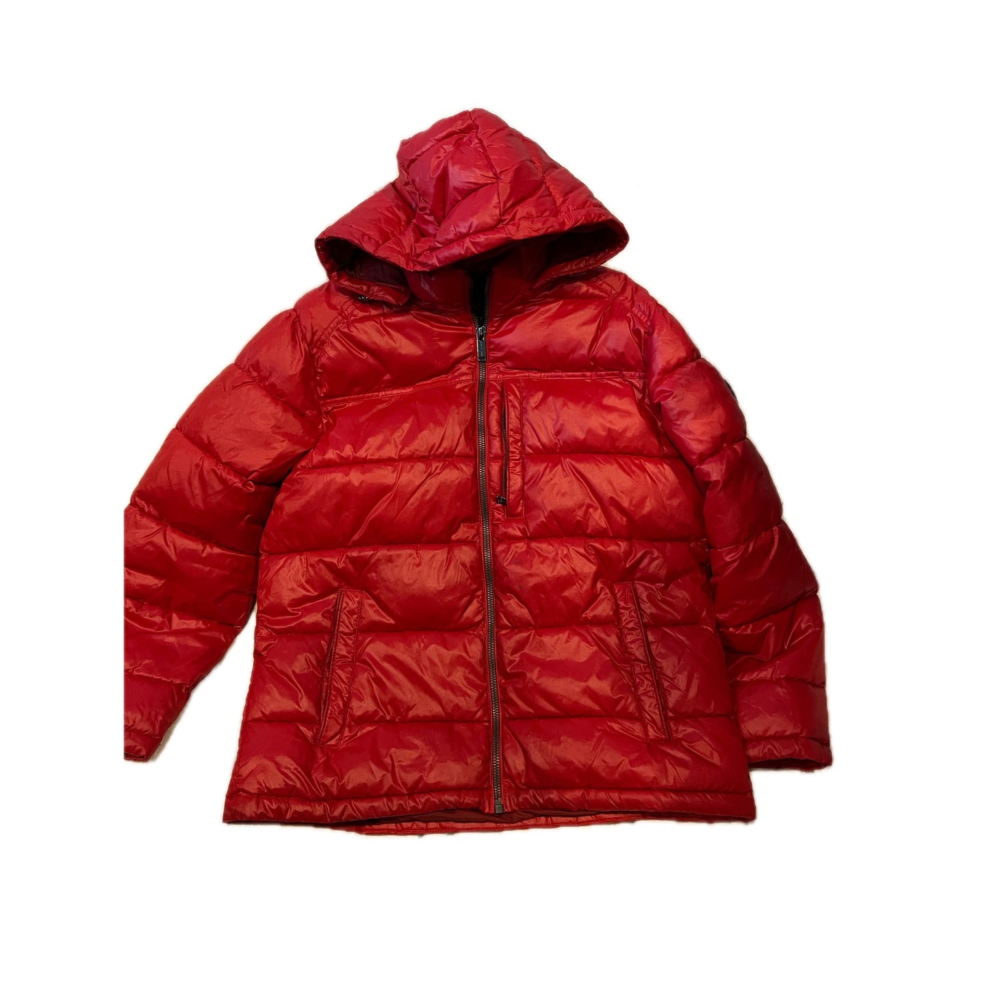 Michael Kors Nylon Hooded Puffer Jacket Mens Med