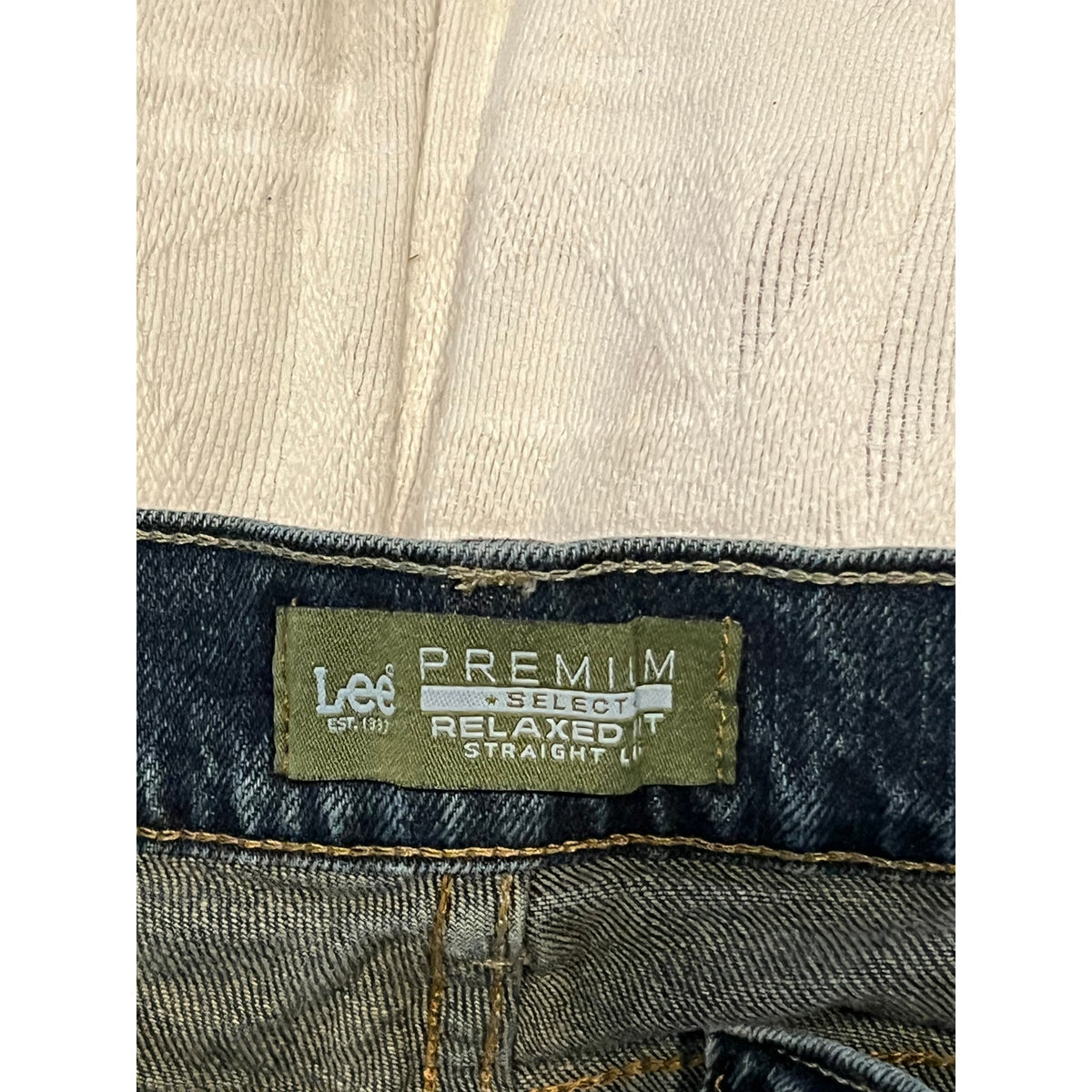 Lee Premium Select Relaxed Straight Fit Jeans Mens 38x32