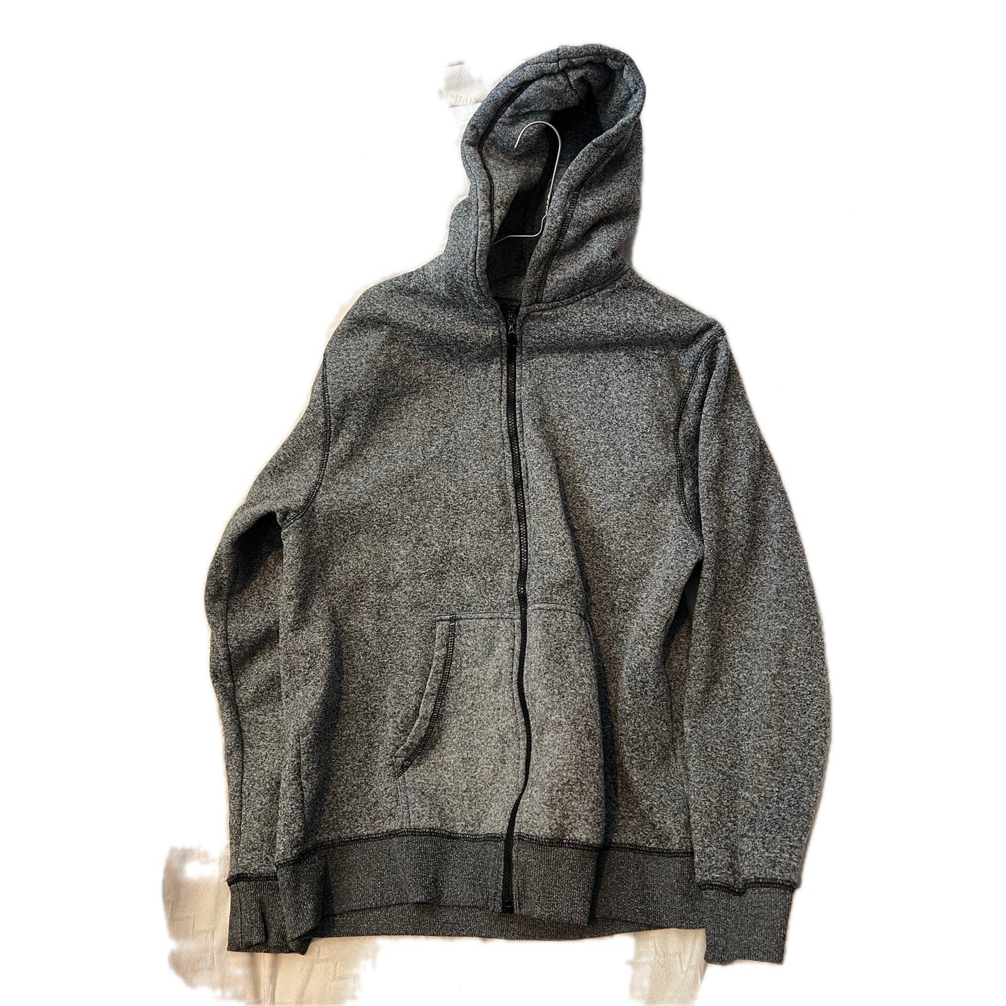 Phatfarm Sweat à capuche zippé gris homme taille L