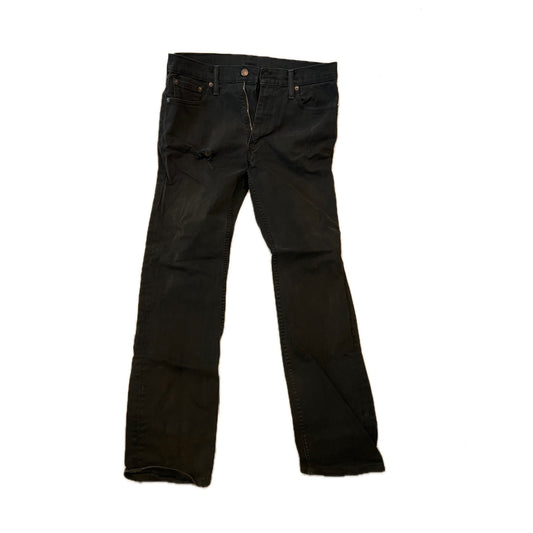 Levi's 513 Black Slim Fit Straight Leg Mens 32x32