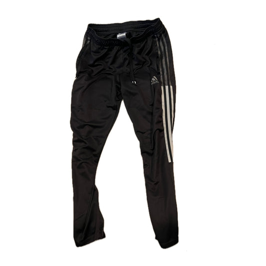 Adidas Three Stripe Black Trackpants Mens M
