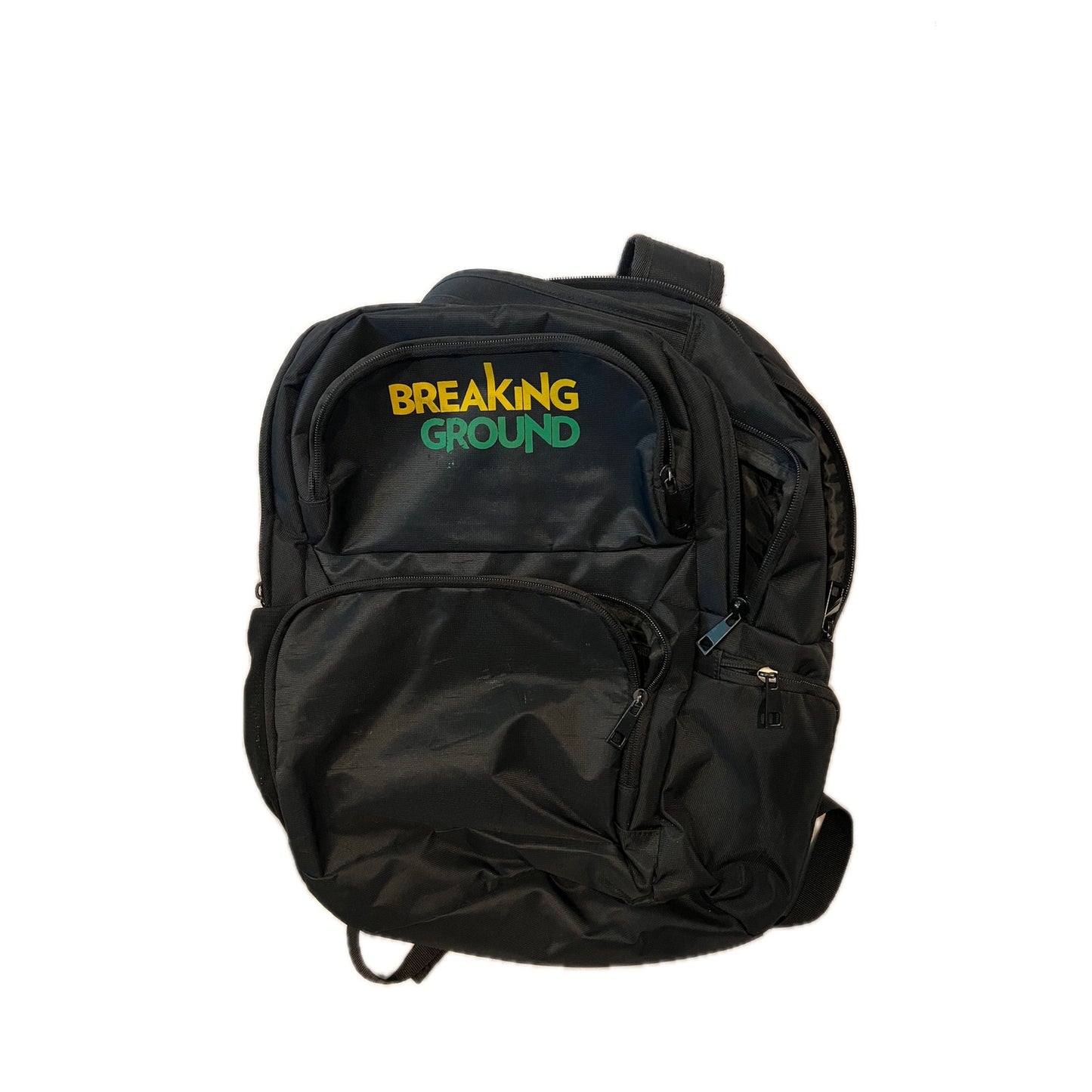 Port Authority Breaking Ground Black Padded Backpack