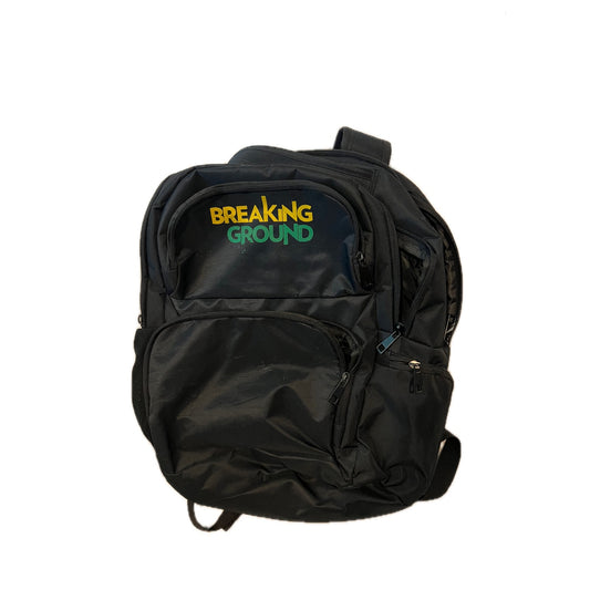 Port Authority Breaking Ground Black Padded Backpack