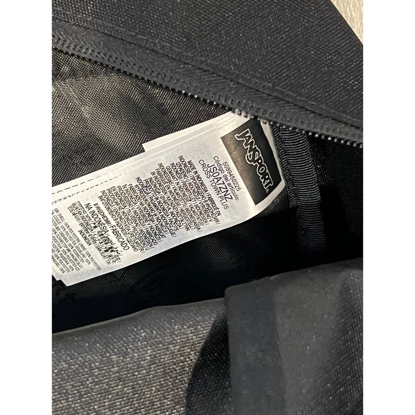 JanSport Crosstown Plus Black Daily Backpack