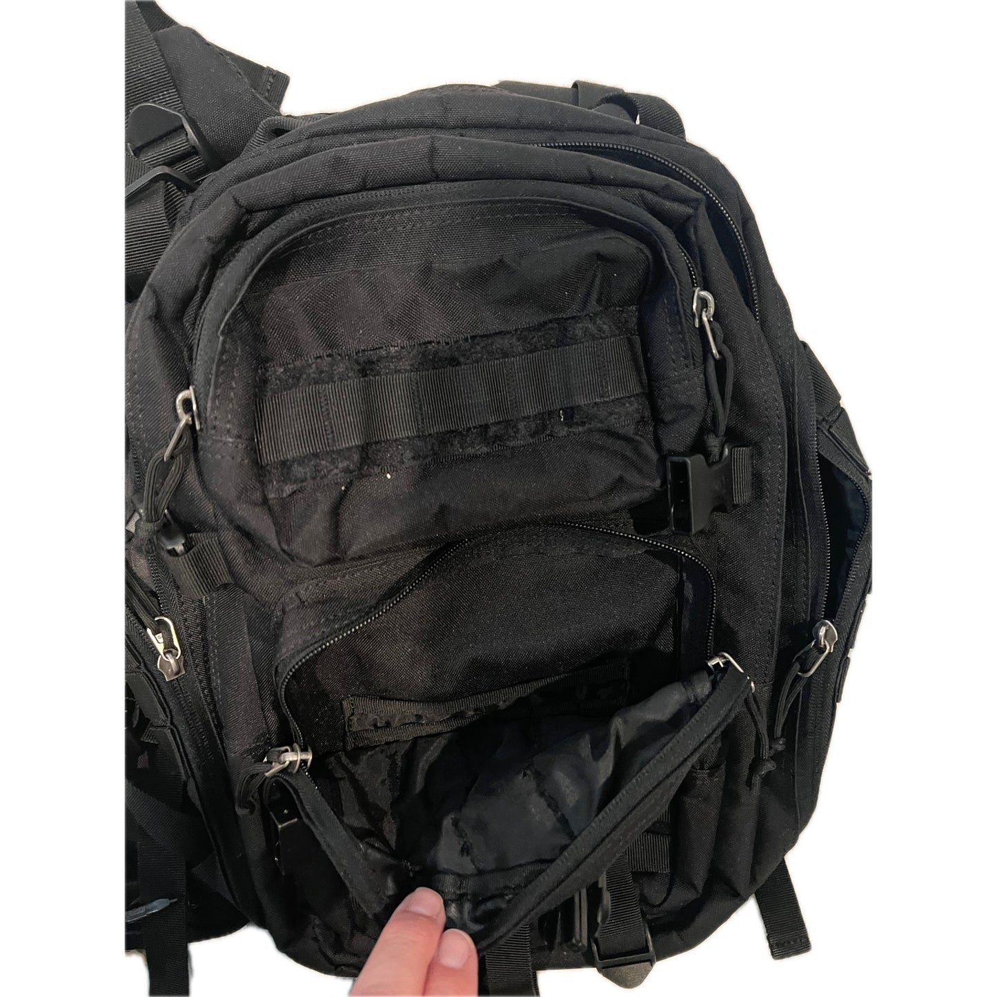 Reebow Black Tactical Backpack Small 21L