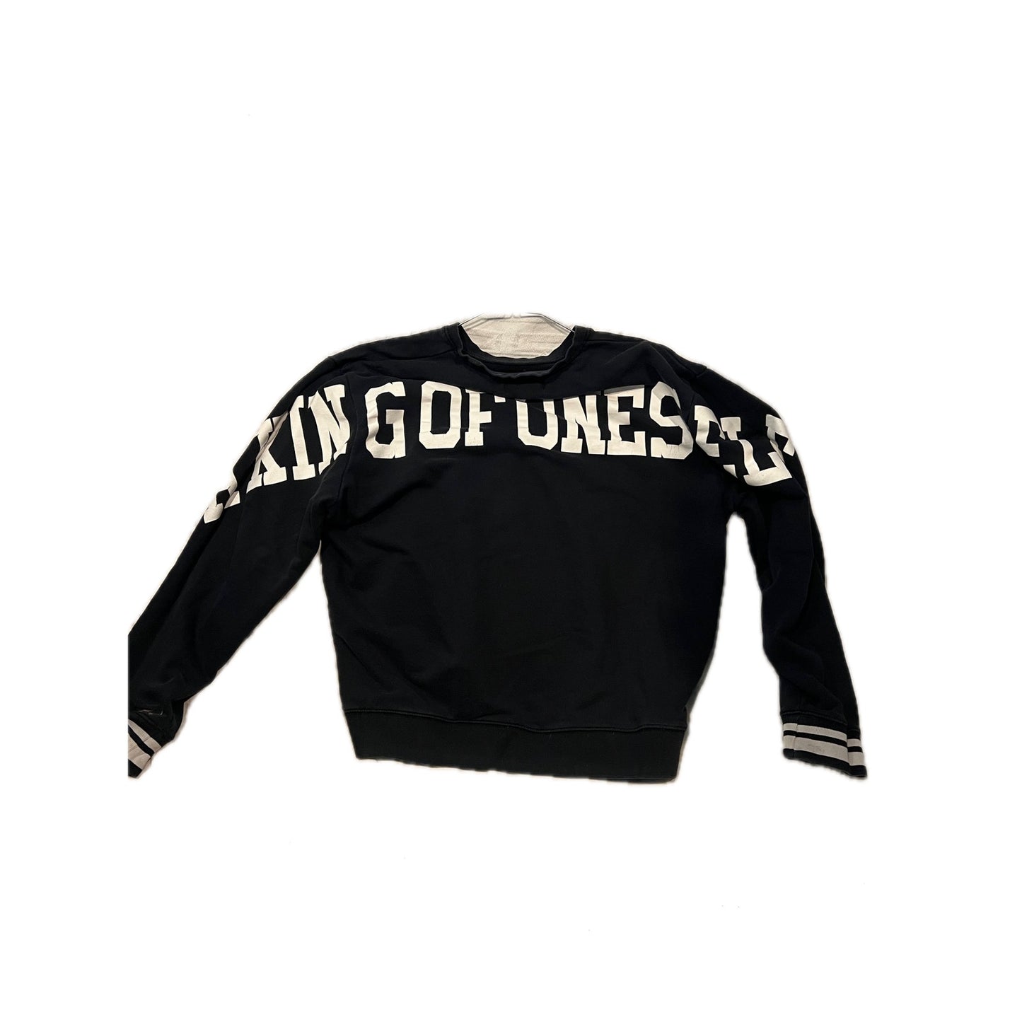 Akoo Black Taking of Oneself Crewneck Sweatshirt Mens XXL
