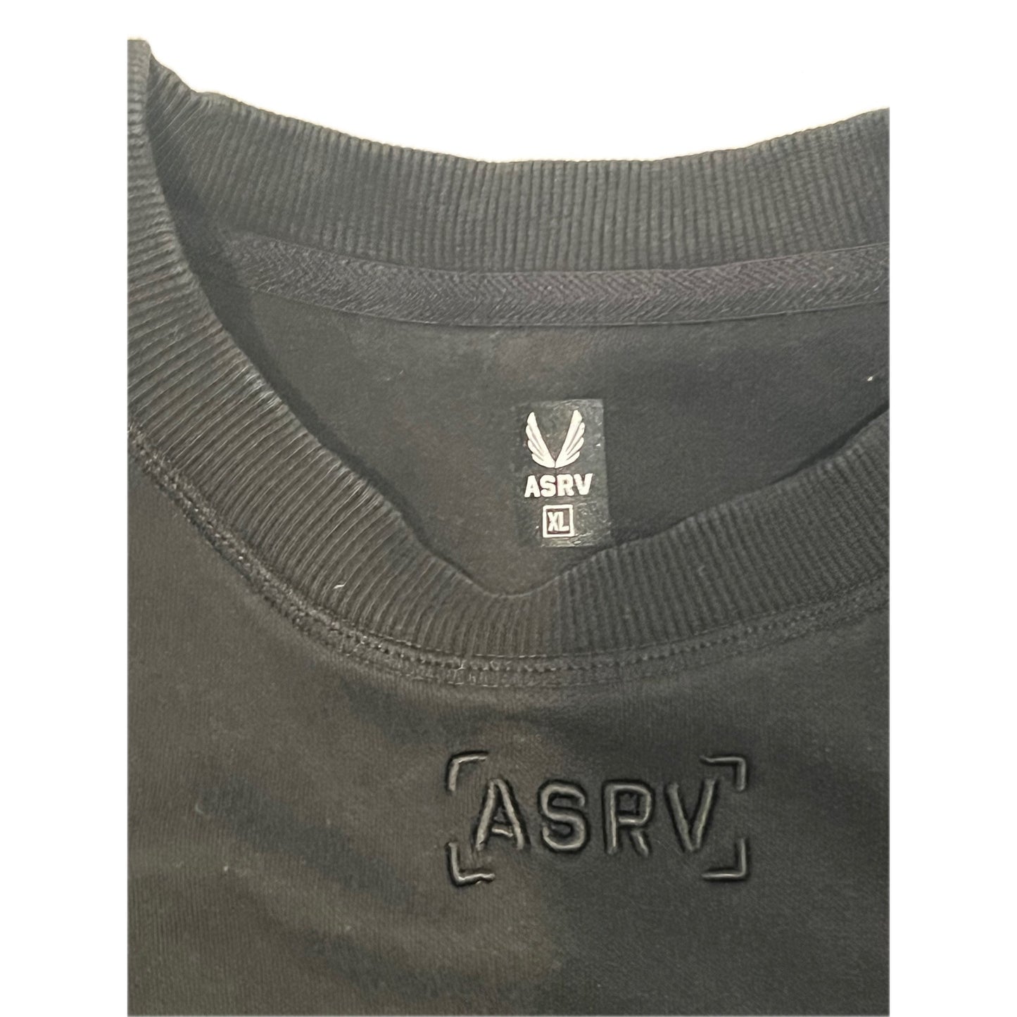 ASRV Heavy Weight Yoga/Training Black T-Shirt Mens XL