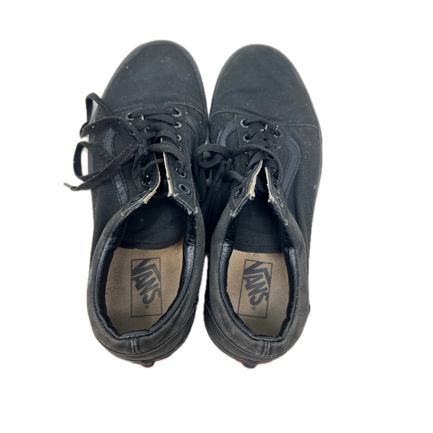 Vans Black Suede Skate Shoes Mens 10.5 Womans 12