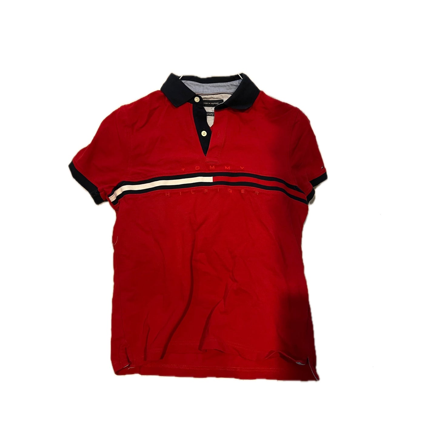 Polo Tommy Hilfiger Rouge Homme Taille S