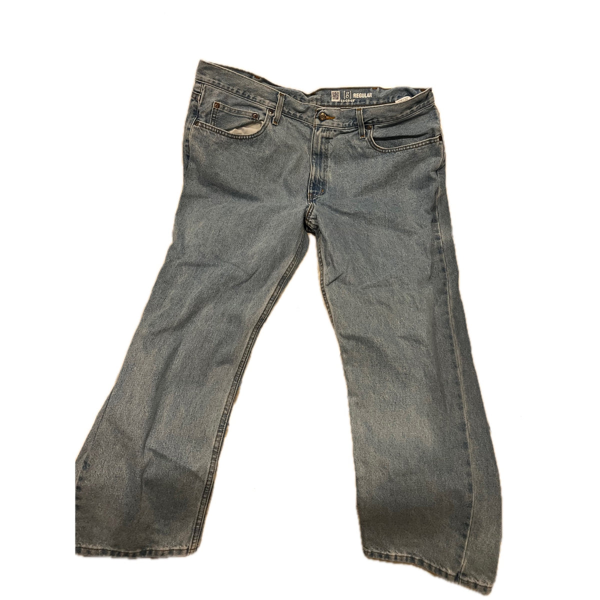 George Regular Mens Blue Jeans Mens 40x30