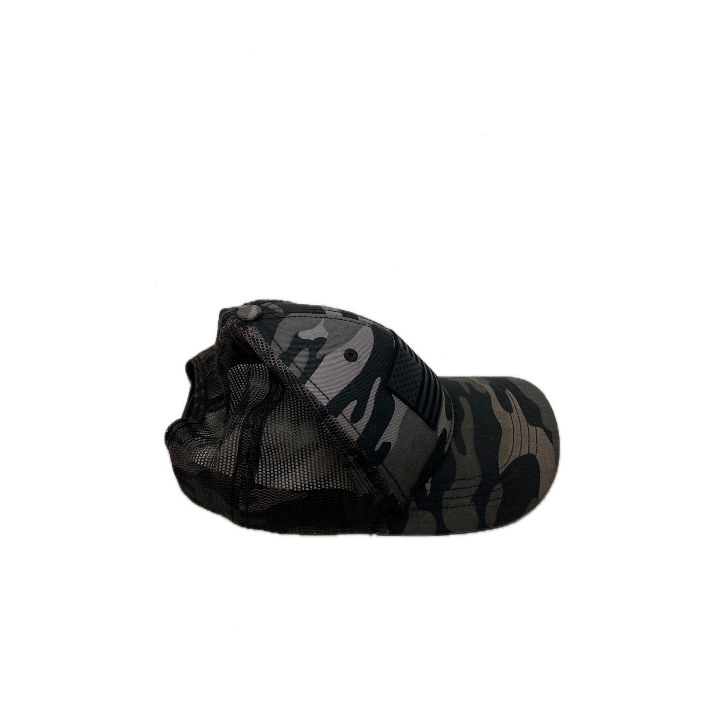 Black Gray USA Flag Camo Snapback Baseball Cap