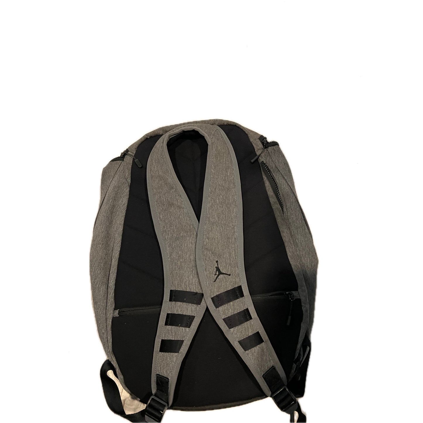 Nike Top Loading Air Jordan Gray Black  Basketball Backpack