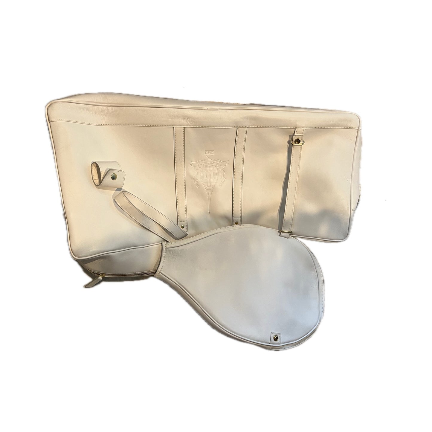Kith for Wilson Showmen Leather Tennis Bag White NWT Rare