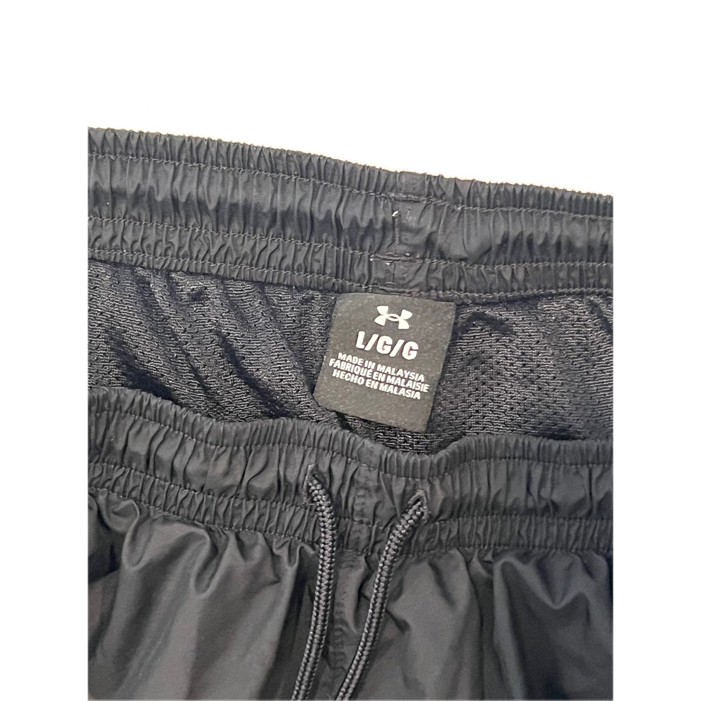 Under Armour Black Running Shorts W Liner Mens L