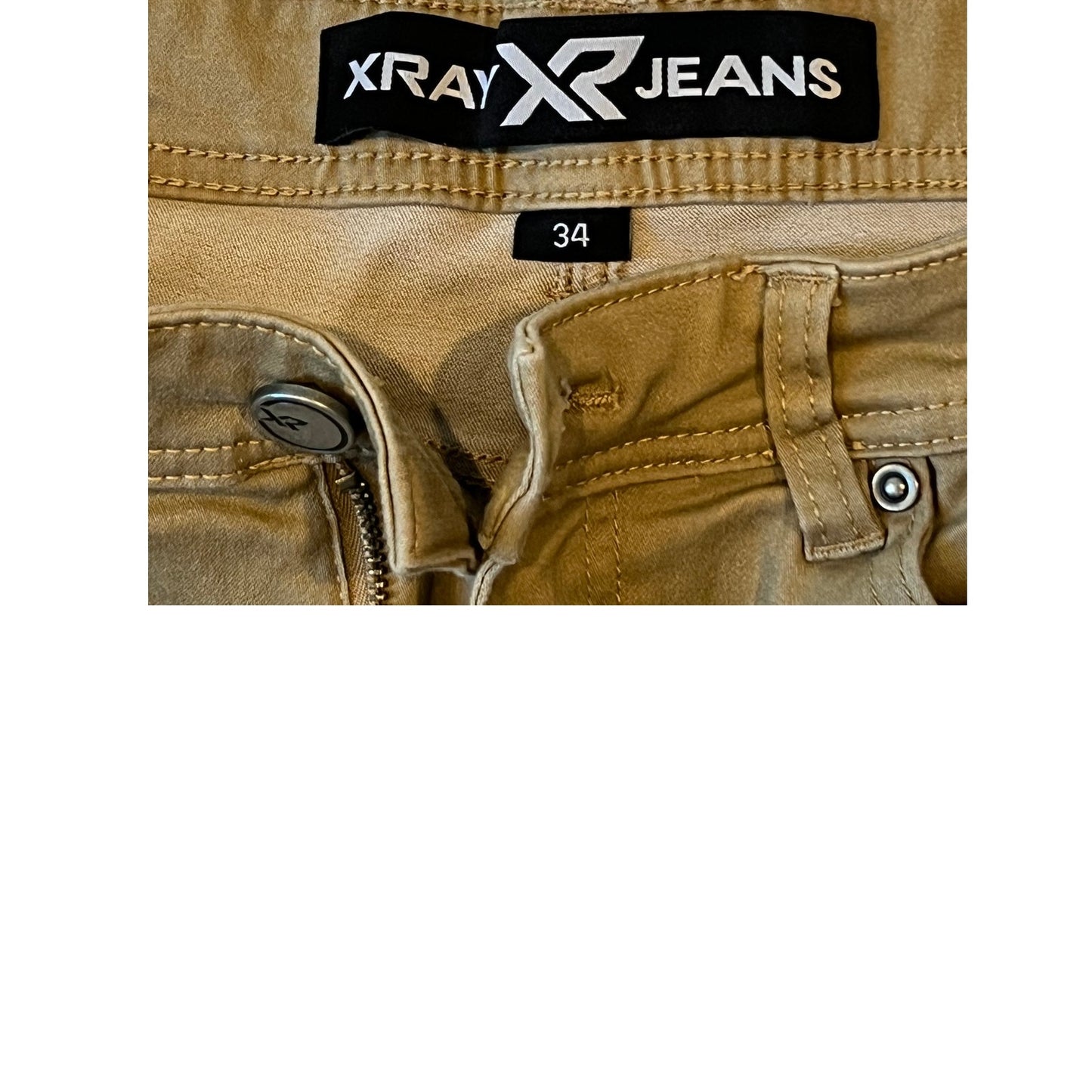 XRay Brown Slim Fit Jeans Mens 34x30