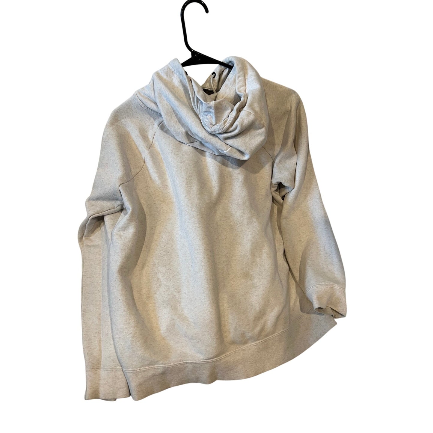 Nike White Creme Zip Up Hoodie Womans L