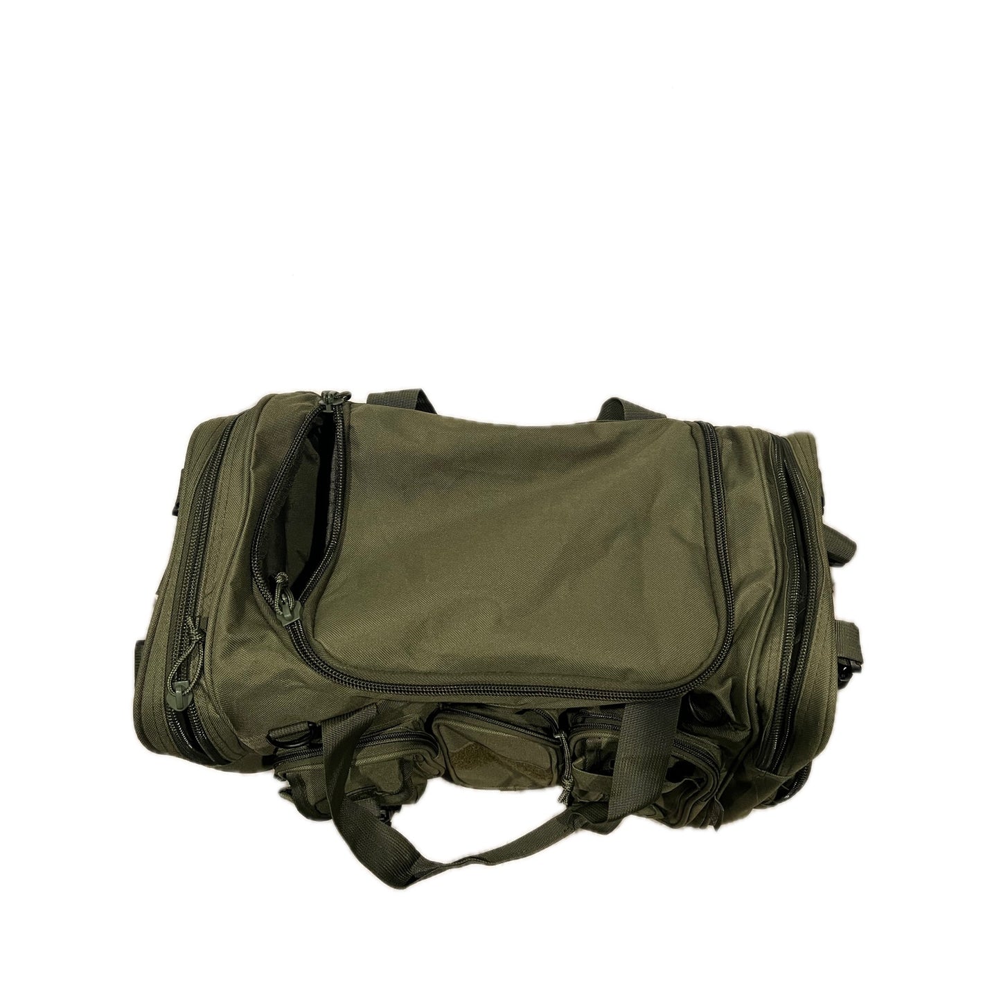 East West Heavy Canvas Green Duffel 18"x12"x12"
