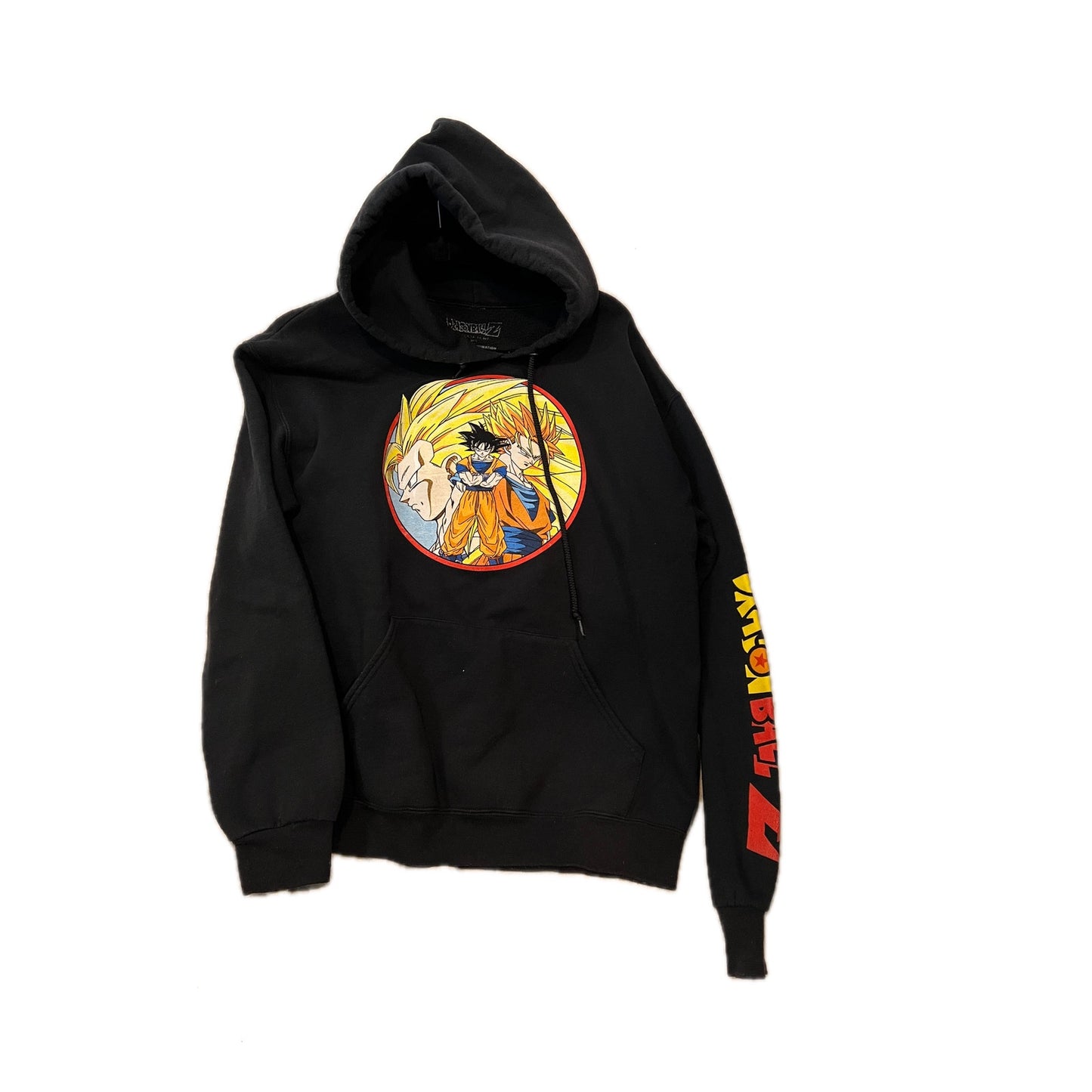 Sudadera con capucha Dragon Ball Z negra para hombre talla M