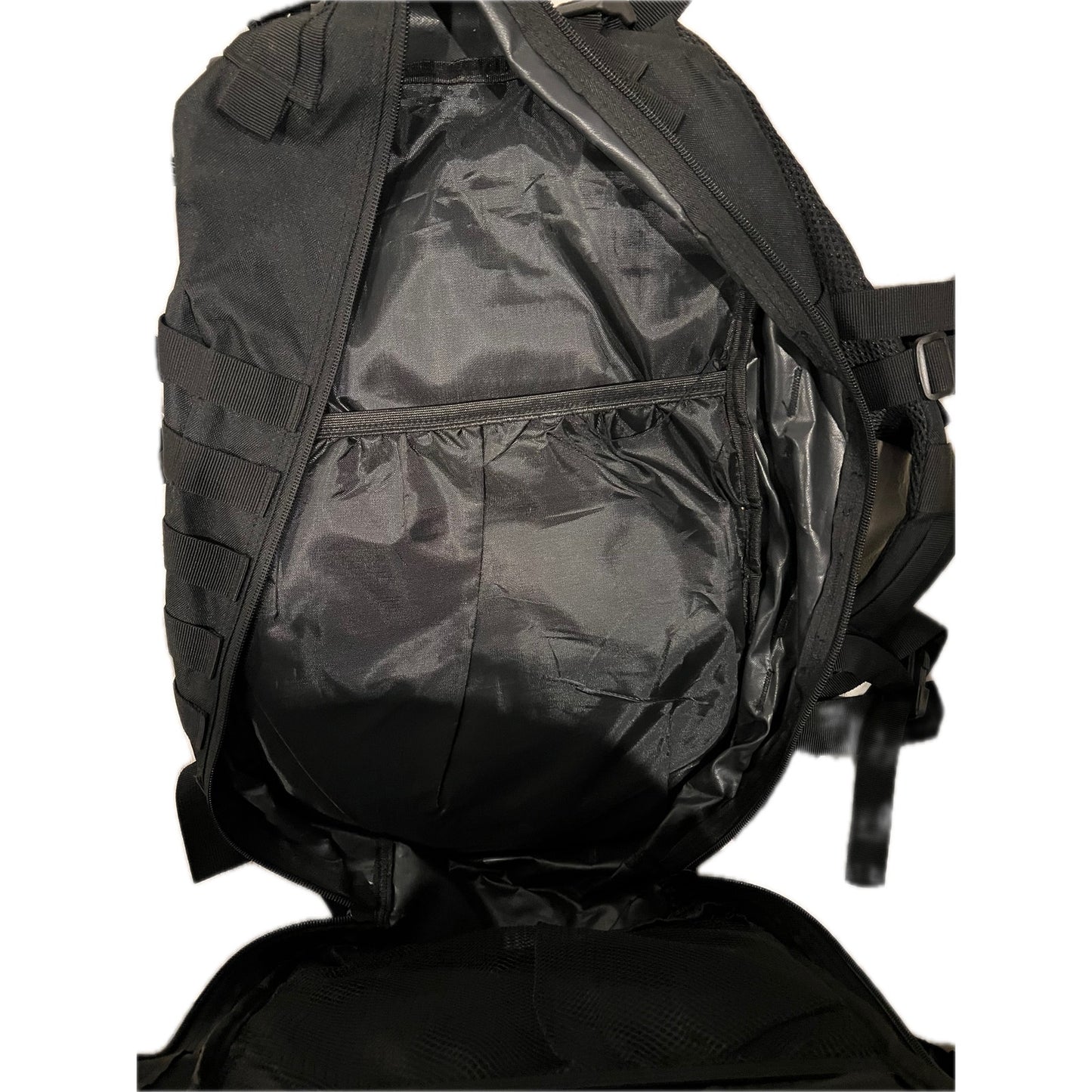 Generic Black Canvas Tactical Backpack