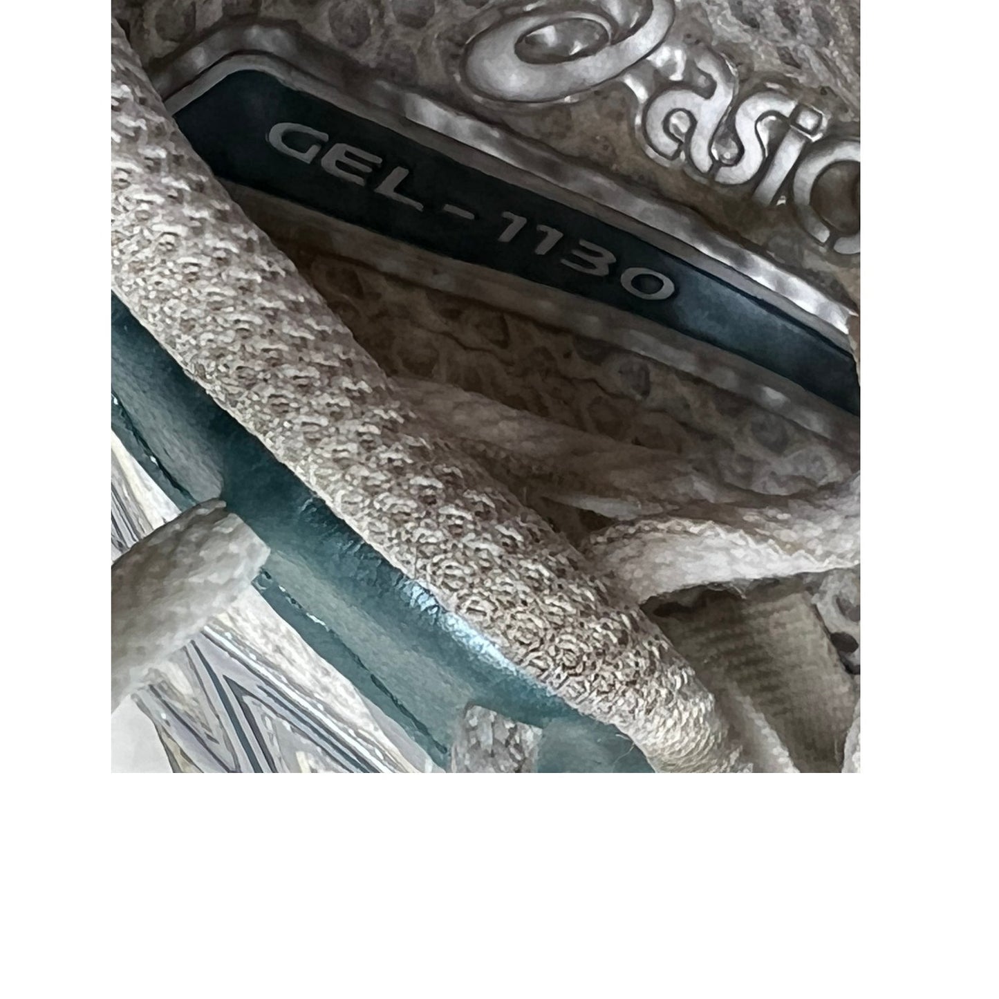 ASICS Gel-1130 White Restful Teal Mens 7.5