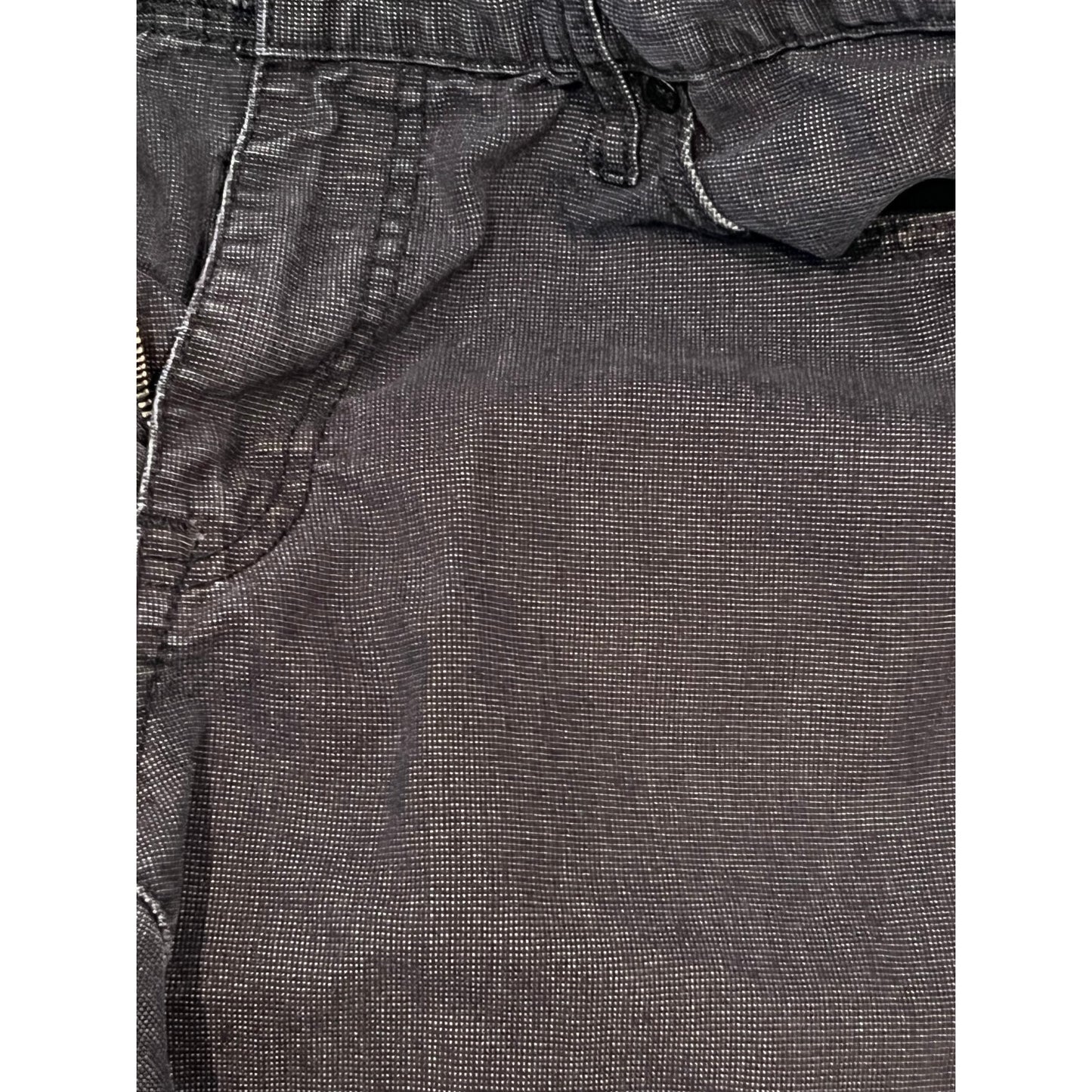 Guess Straight Fit Black Zipper Pocket Jeans Mens 34x30