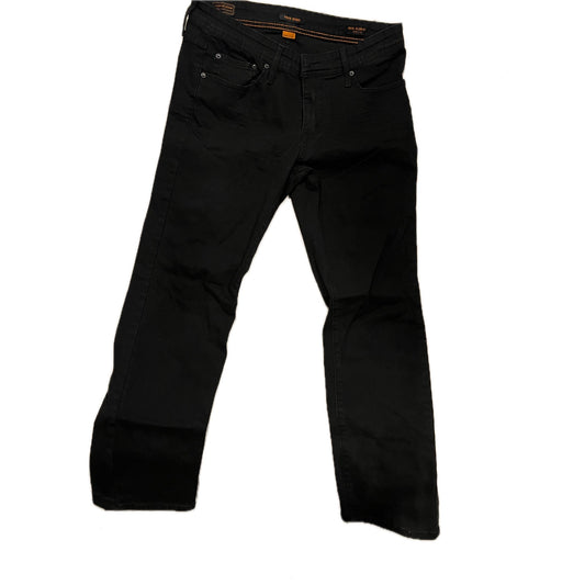 True Rebel 808 Slim Fit Black Jeans Mens 32x30