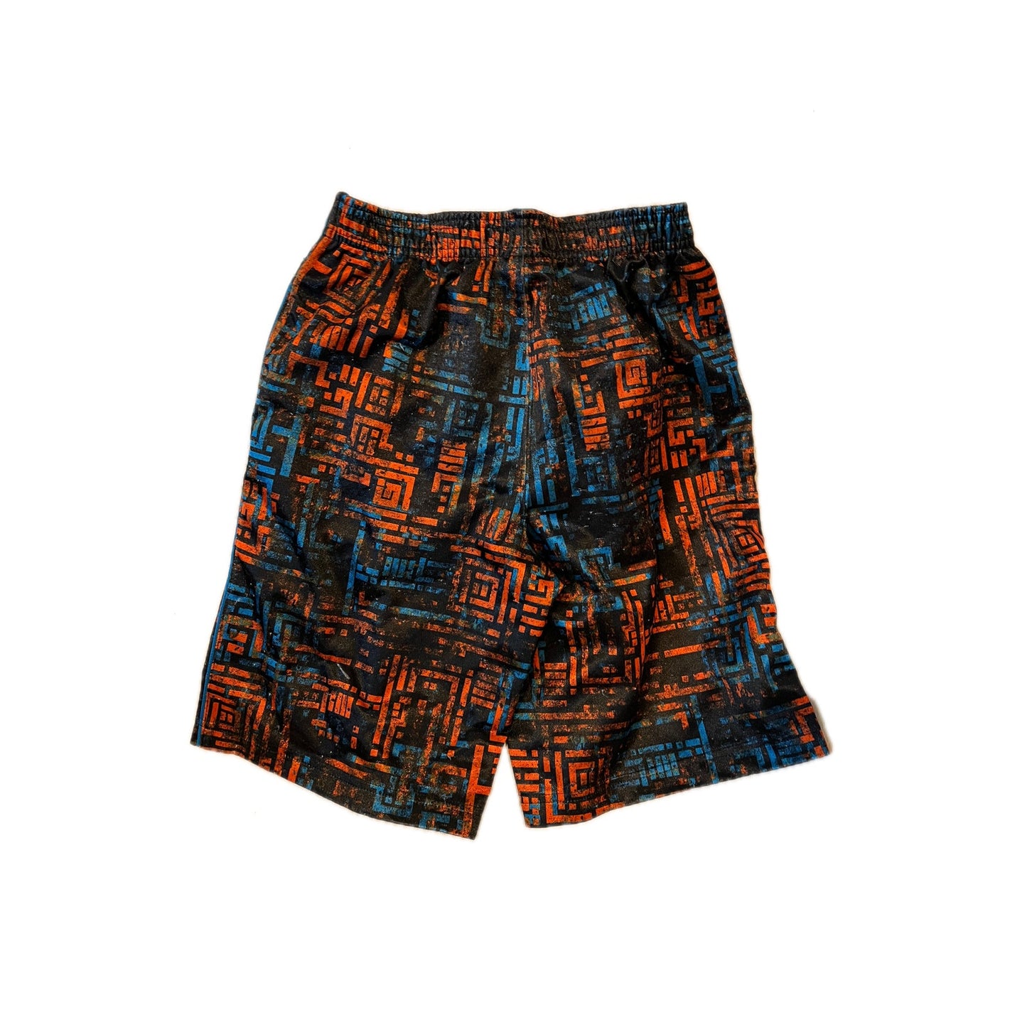 AND1 Blue Orange Basketball Shorts Mens S