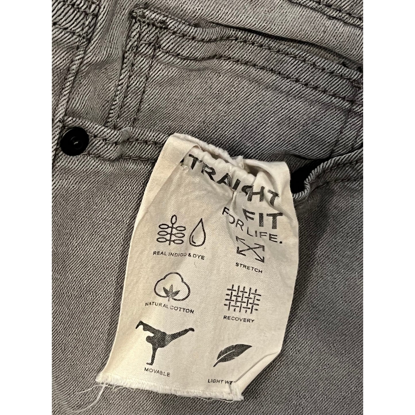 House of Triot Gray Jeans Mens 30x32