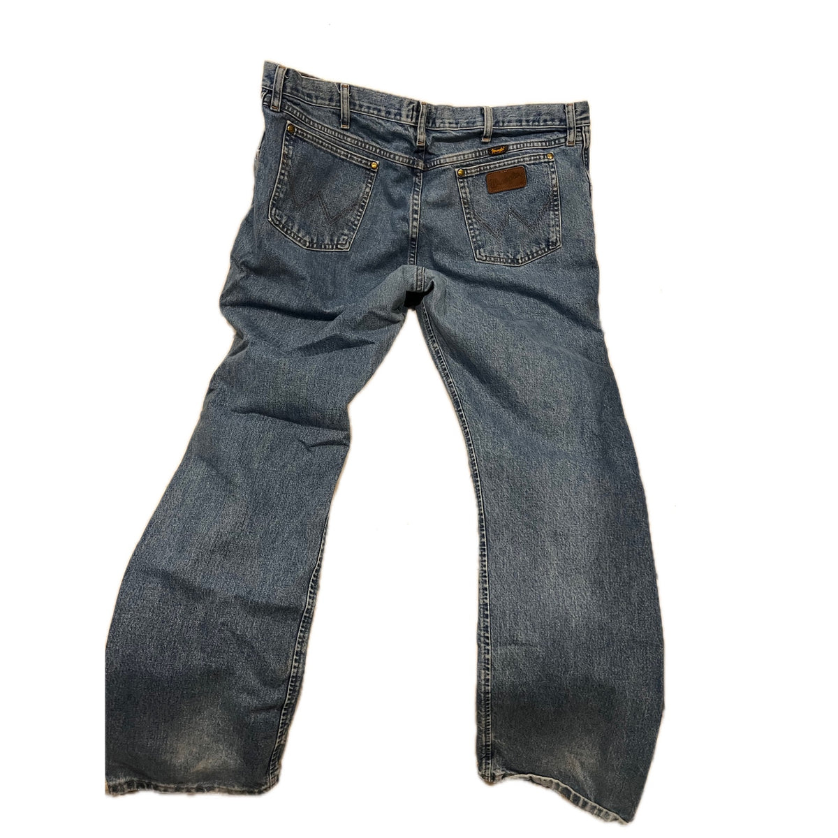 Wrangler 47MWZSW Regular Fit Blue Jeans Mens 40x34
