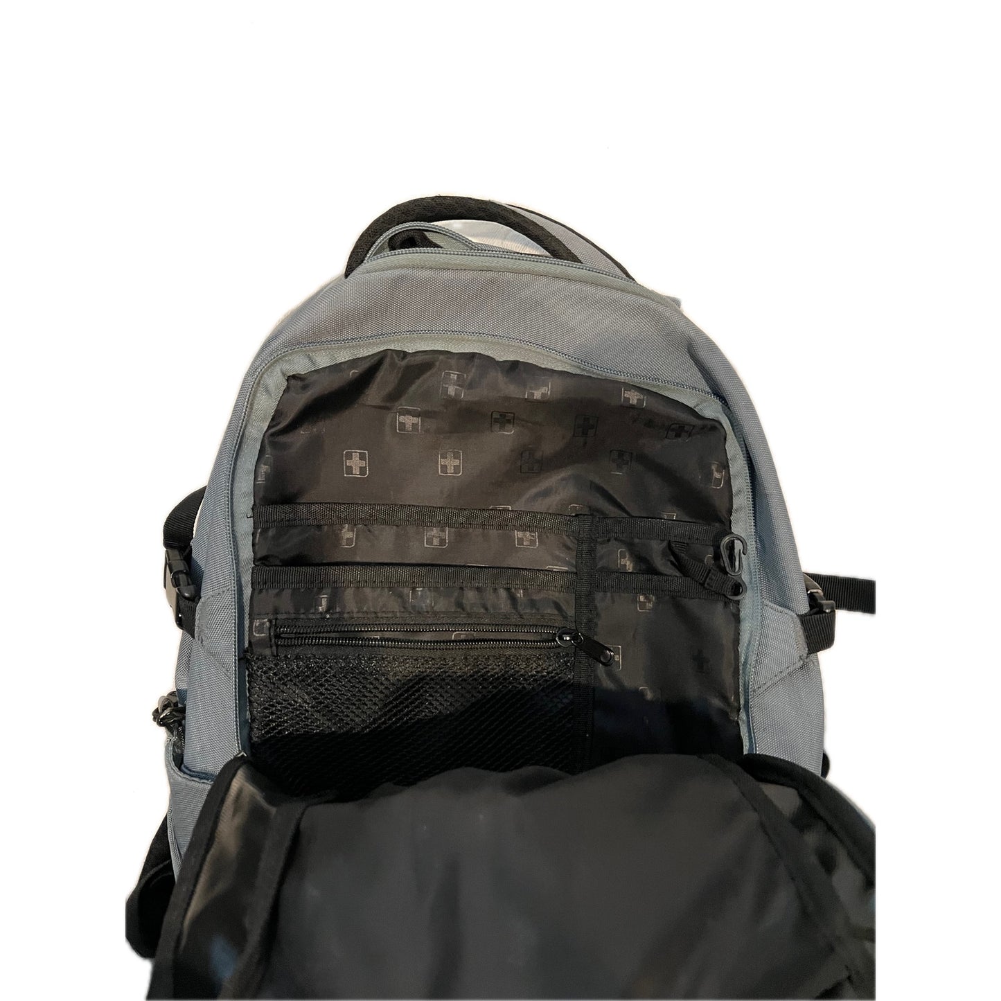 Sac à dos Swiss Tech Alps Teal Smoke avec zip avant 28L