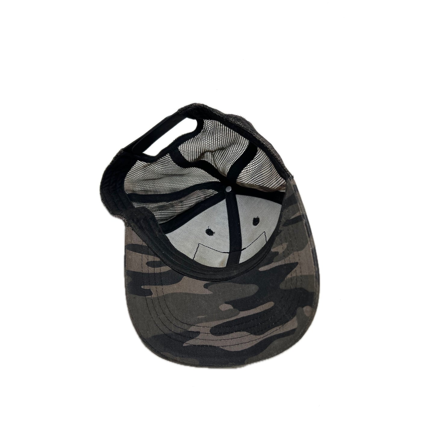 Black Gray USA Flag Camo Snapback Baseball Cap