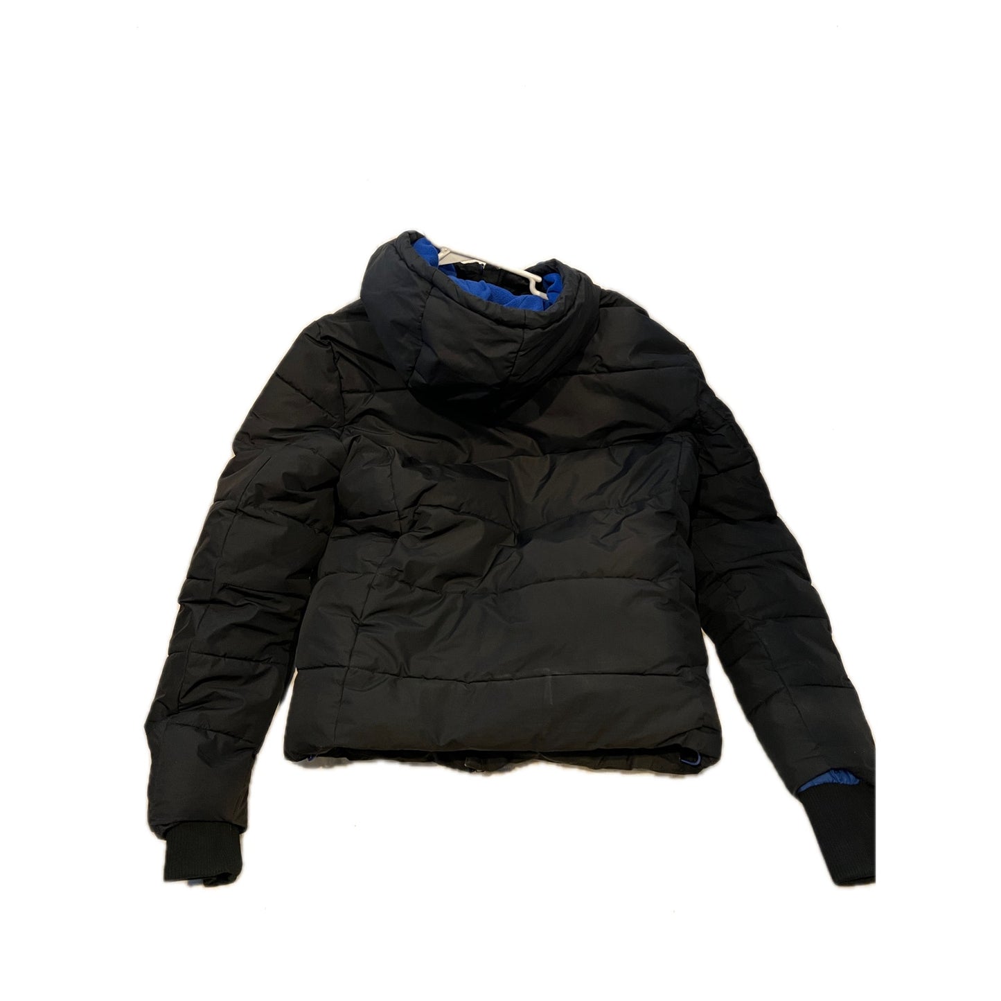 Doudoune à capuche noire Superdry pour homme, taille M